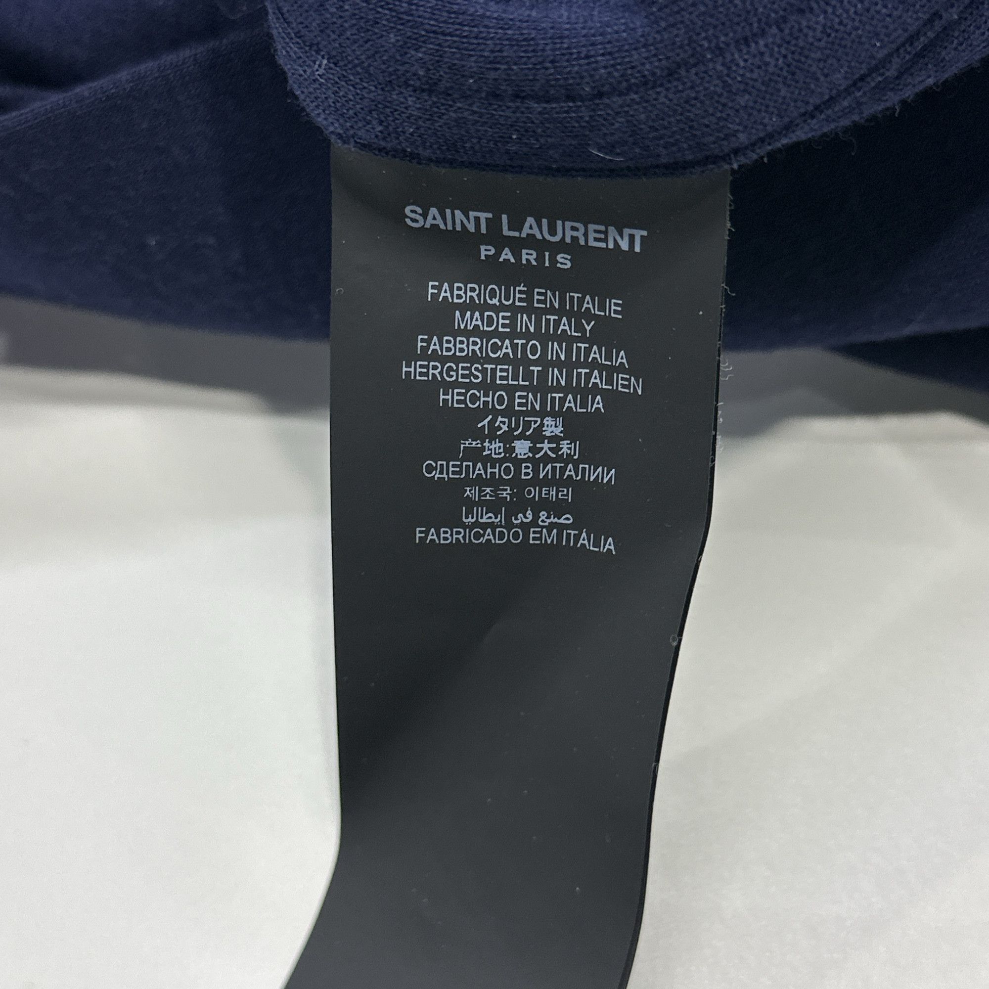 Saint Laurent Paris Saint Laurent Monogram Embroidered Wool Shirt Size 36 Size XS / US 0-2 / IT 36-38 - 5 Thumbnail