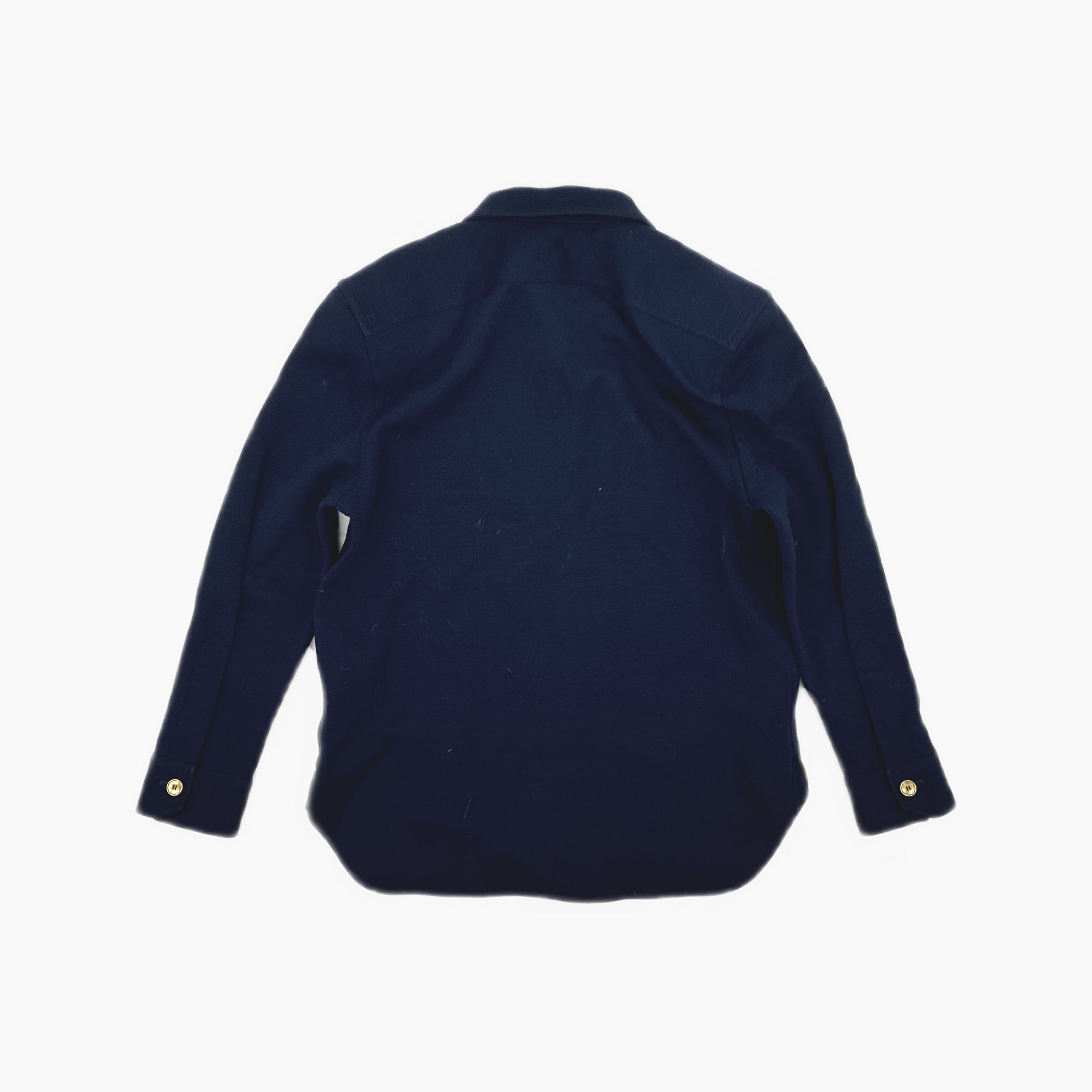 Saint Laurent Paris Saint Laurent Monogram Embroidered Wool Shirt Size 36 Size XS / US 0-2 / IT 36-38 - 2 Thumbnail
