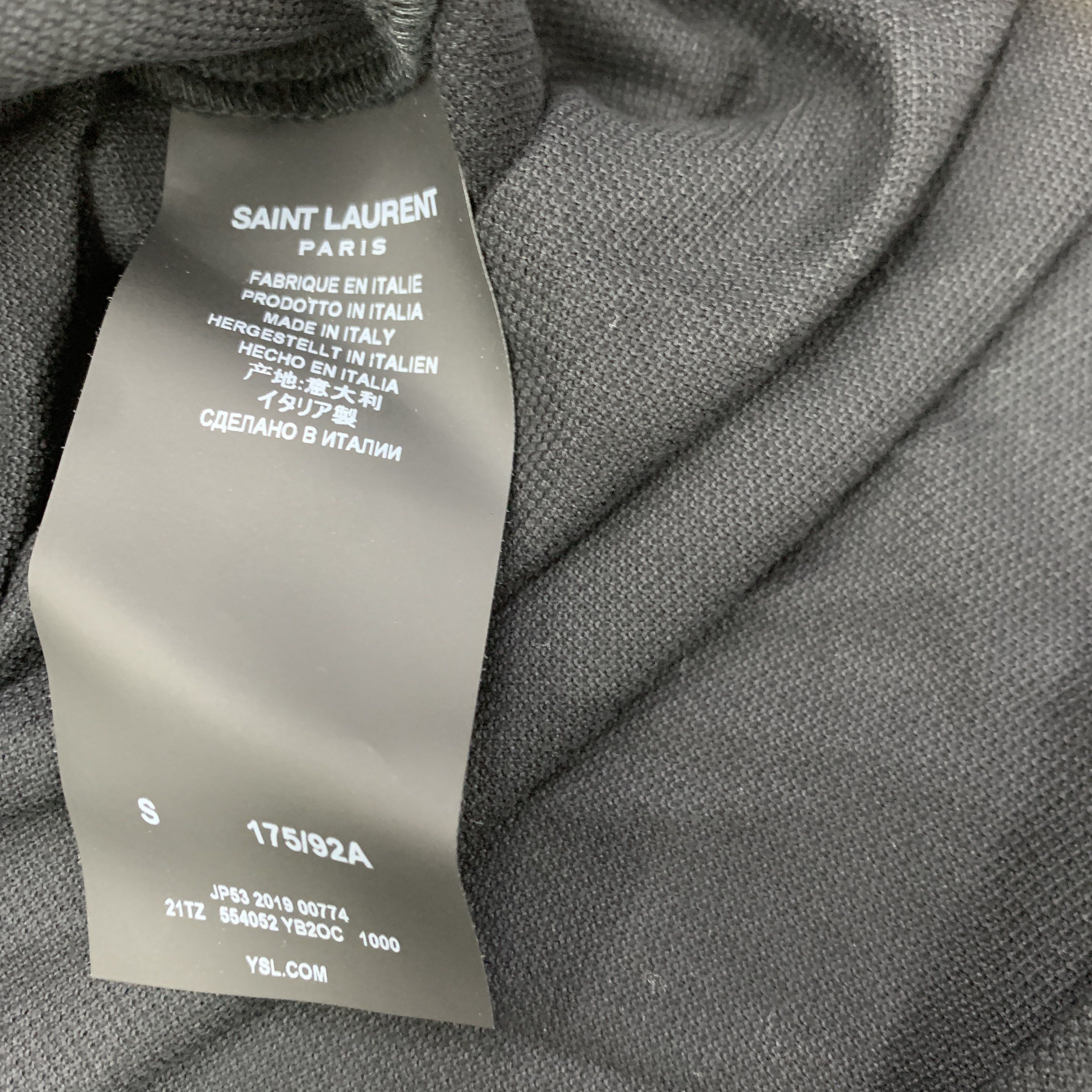 Saint Laurent Paris Saint Laurent Logo Polo Size S Size US S / EU 44-46 / 1 - 2 Thumbnail