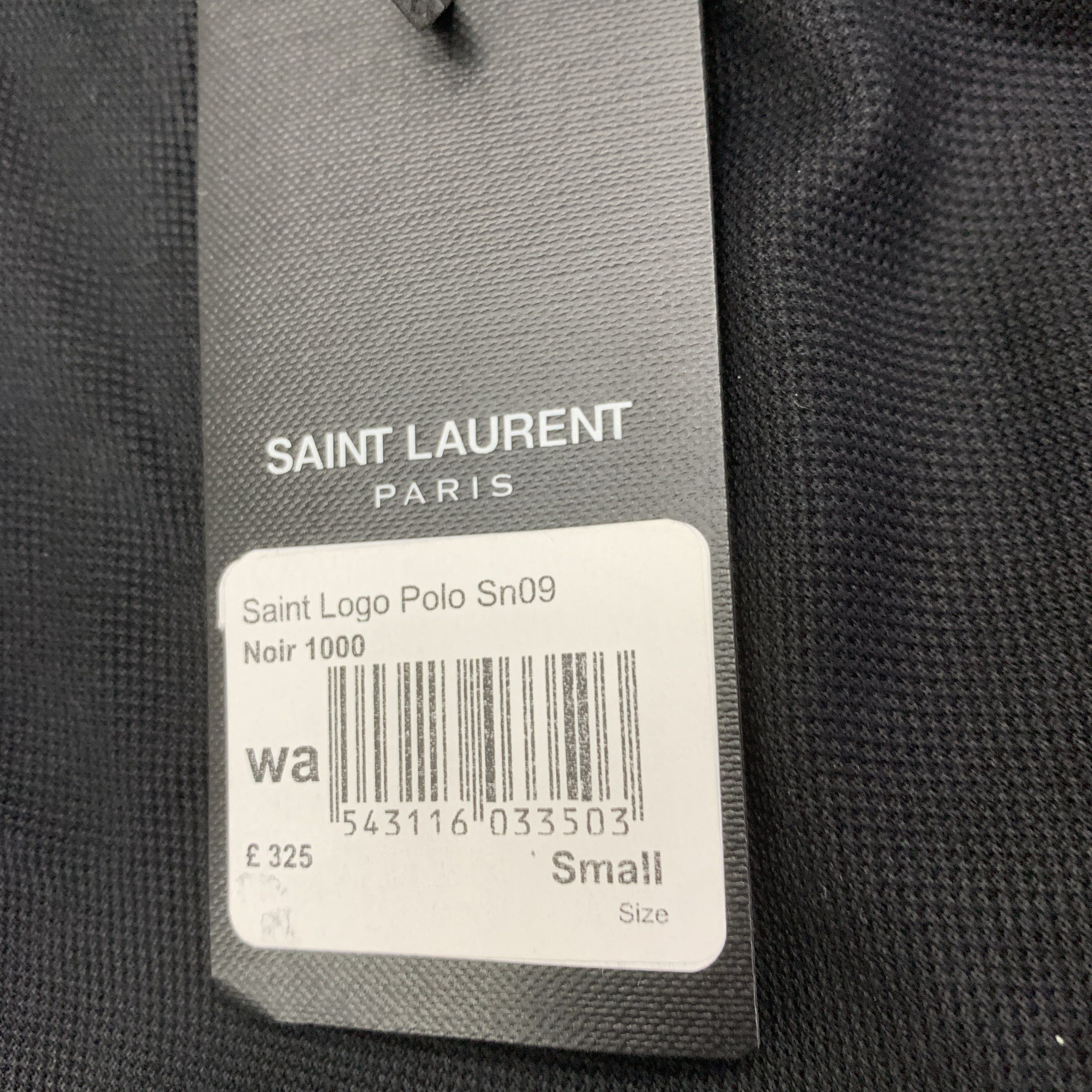 Saint Laurent Paris Saint Laurent Logo Polo Size S Size US S / EU 44-46 / 1 - 3 Thumbnail