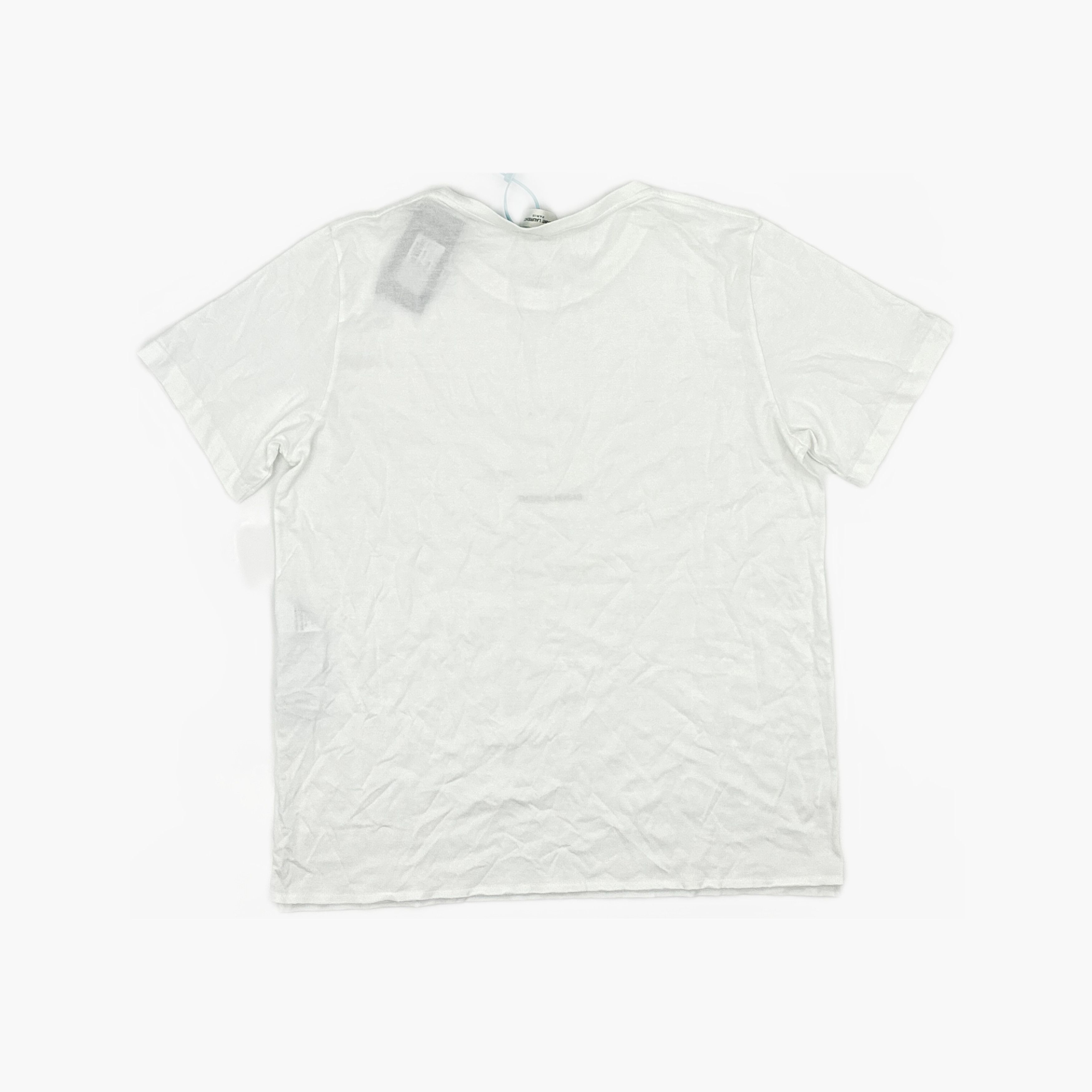 Saint Laurent Paris Saint Laurent Logo T-Shirt White Size L Size US L / EU 52-54 / 3 - 2 Thumbnail