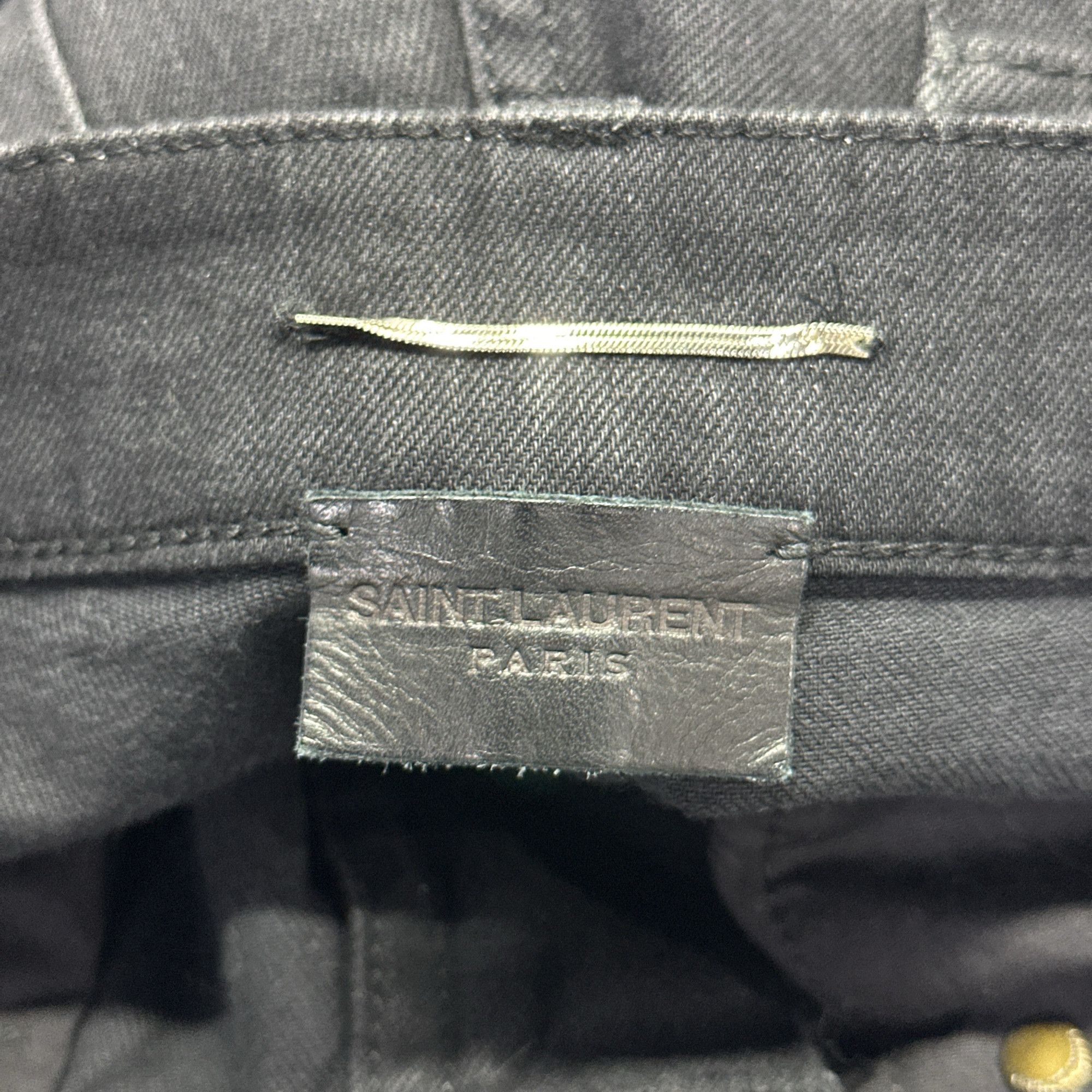 Saint Laurent Paris Saint Laurent D02 Distressed Denim Jeans Size 30 Size US 30 / EU 46 - 3 Thumbnail