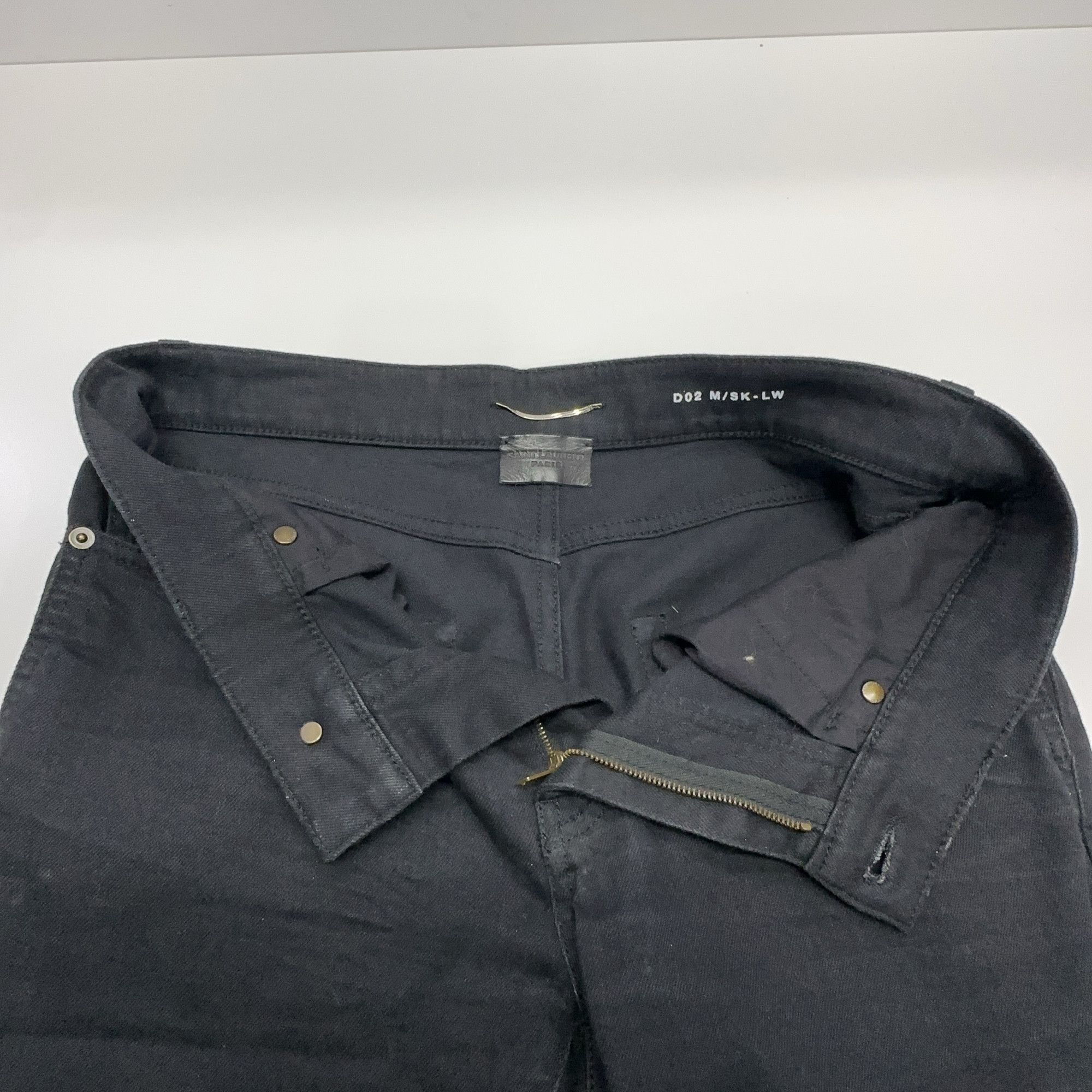 Saint Laurent Paris Saint Laurent D02 Distressed Denim Jeans Size 30 Size US 30 / EU 46 - 5 Thumbnail