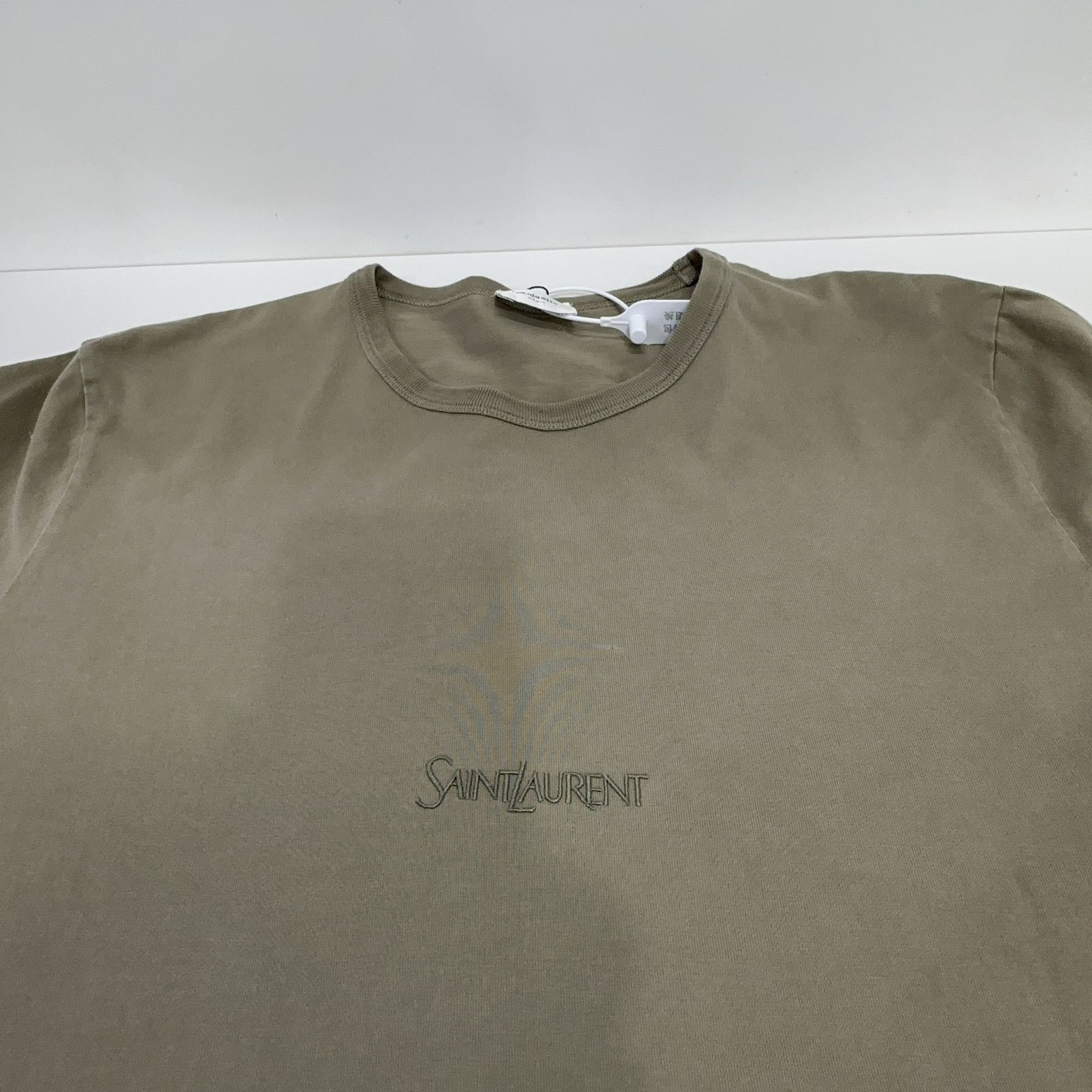 Saint Laurent Paris Saint Laurent Embroidered T-Shirt Size XL Size US XL / EU 56 / 4 - 6 Thumbnail