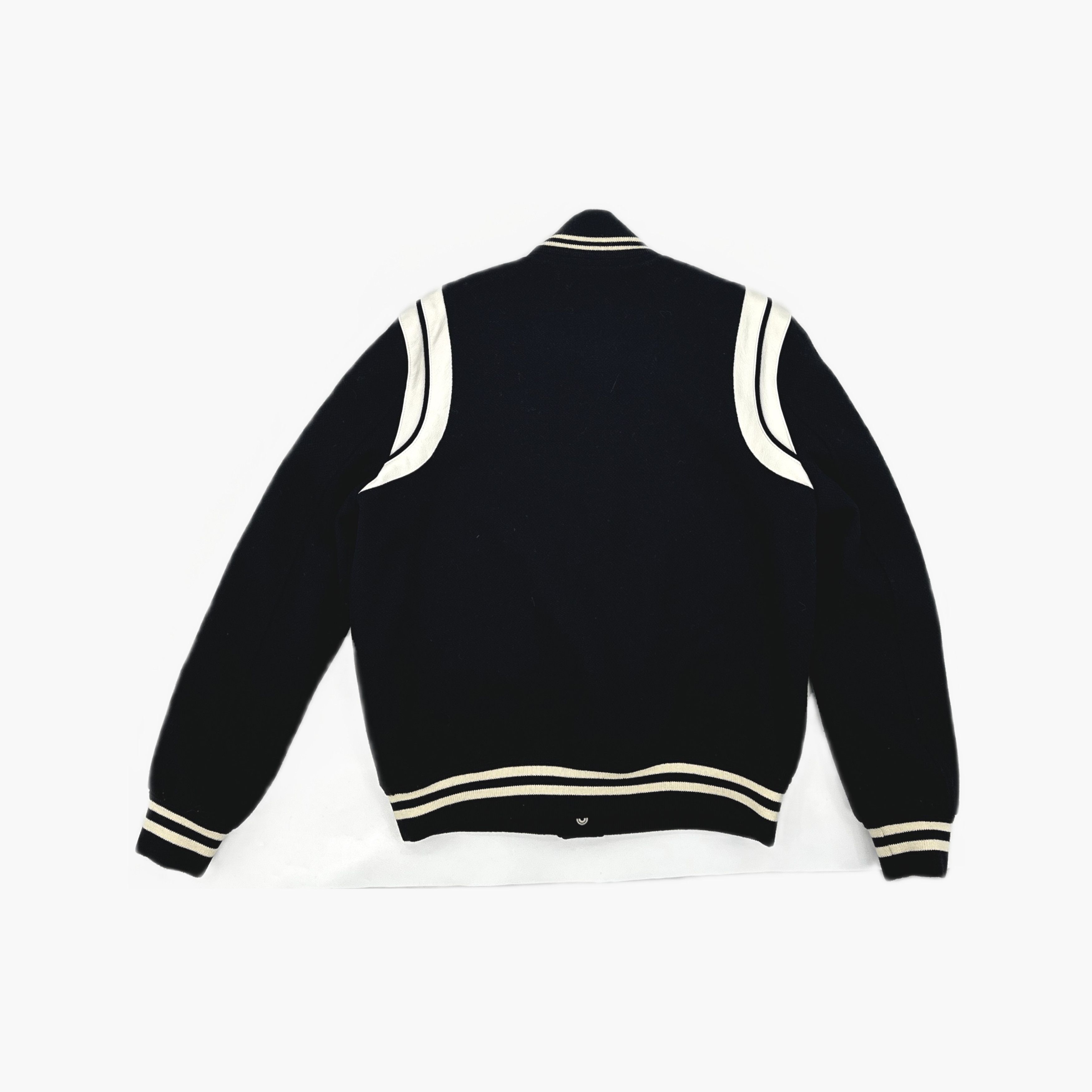 Saint Laurent Paris Saint Laurent Striped Bomber Jacket Size M Size US M / EU 48-50 / 2 - 2 Thumbnail