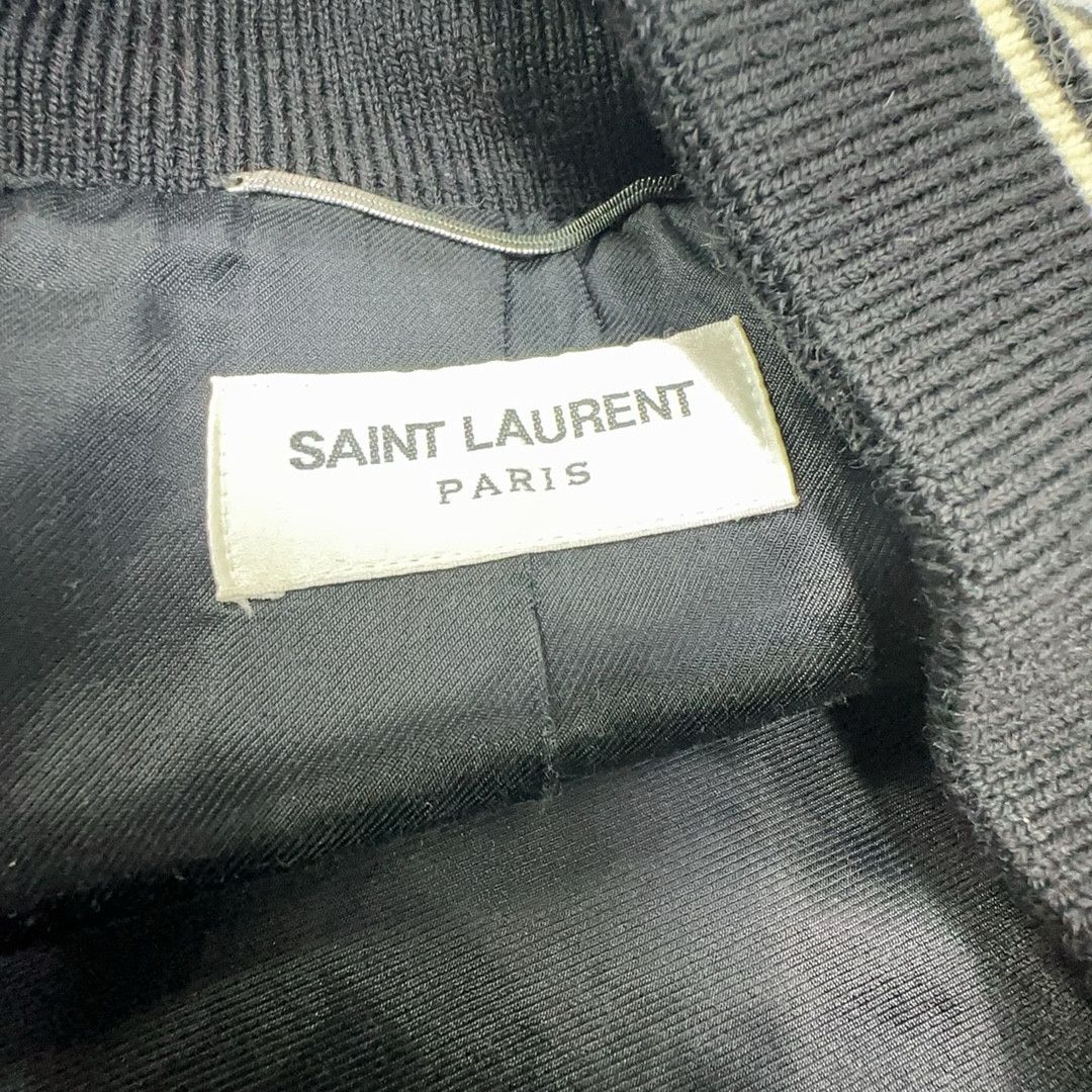 Saint Laurent Paris Saint Laurent Striped Bomber Jacket Size M Size US M / EU 48-50 / 2 - 3 Thumbnail