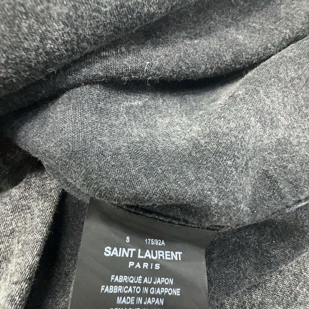 Saint Laurent Paris Saint Laurent Washed Gray Denim Shirt Size S Size US S / EU 44-46 / 1 - 3 Thumbnail