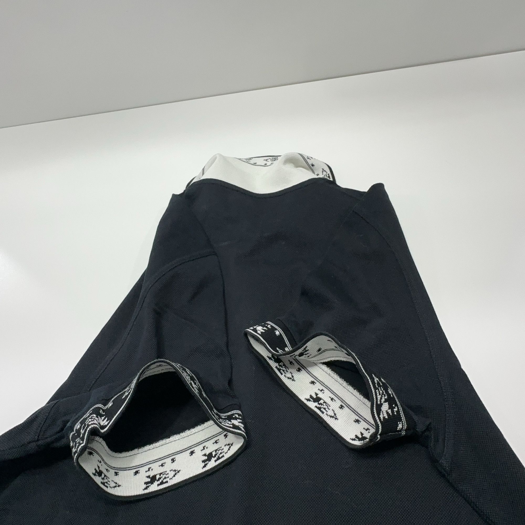 Saint Laurent Paris Saint Laurent Patterned Collar Polo Shirt L Size US L / EU 52-54 / 3 - 9 Thumbnail