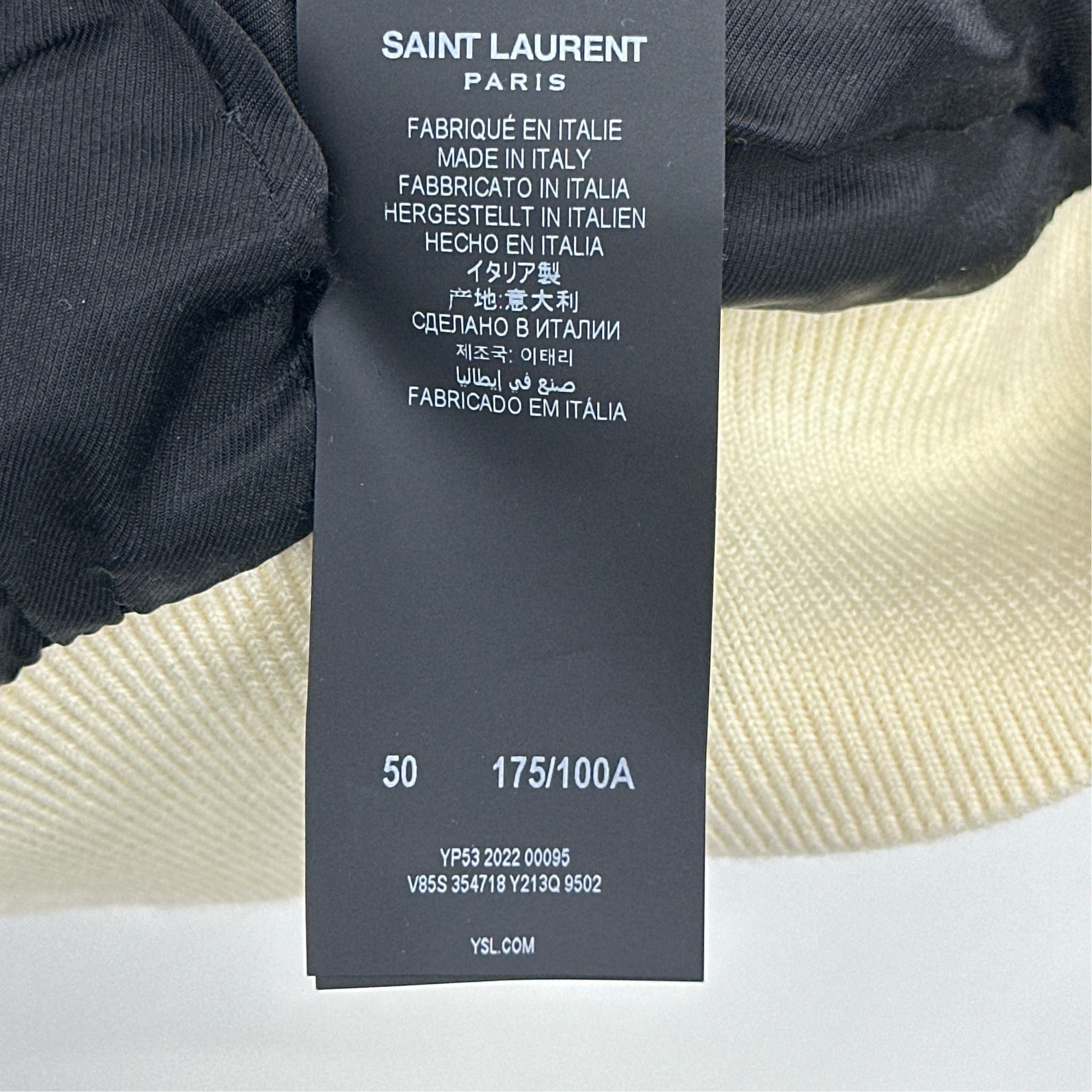 Saint Laurent Paris Saint Laurent Striped Bomber Jacket Size 50 Size US M / EU 48-50 / 2 - 3 Thumbnail