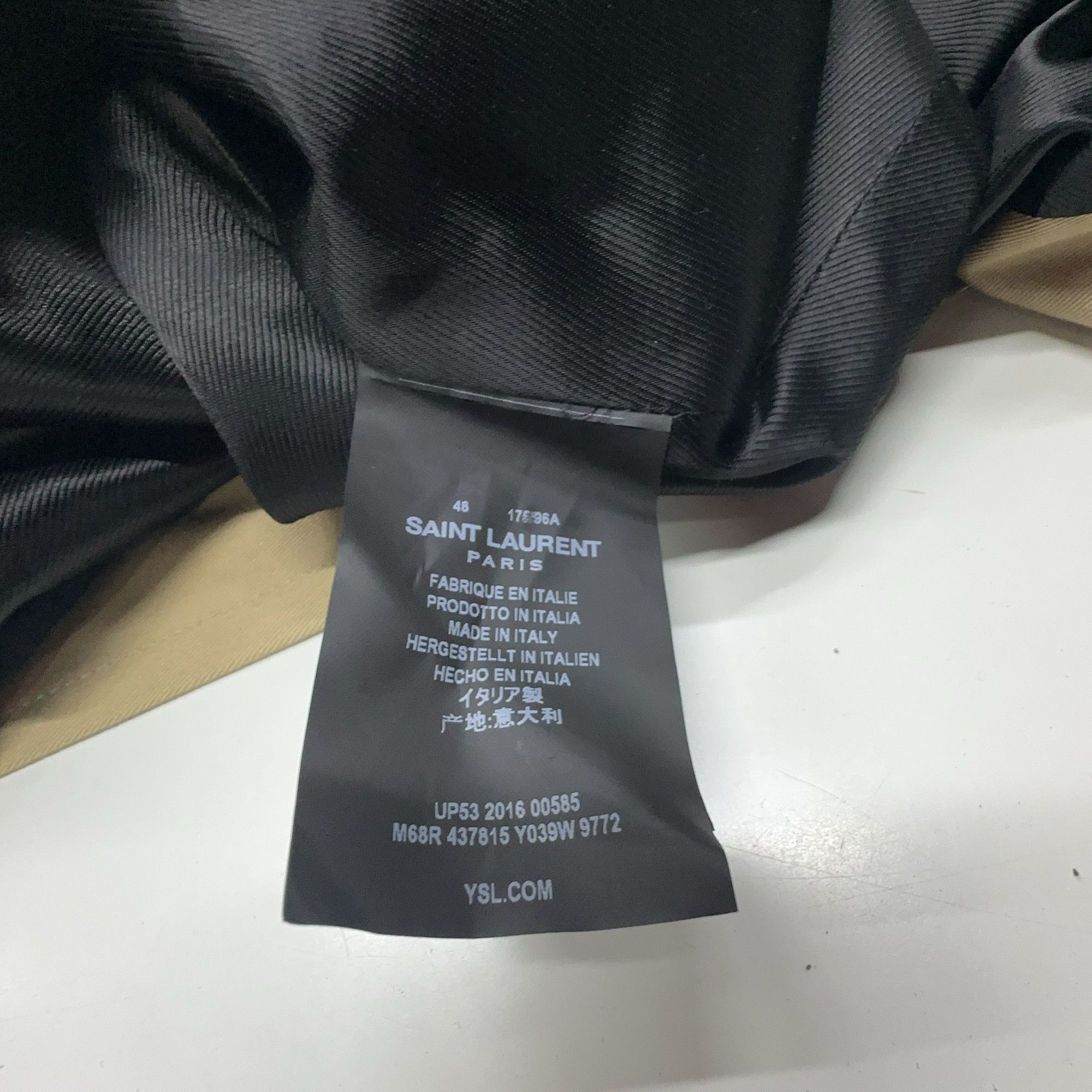 Saint Laurent Paris Saint Laurent Double Breasted Trench Coat Size 48 Size US M / EU 48-50 / 2 - 4 Thumbnail