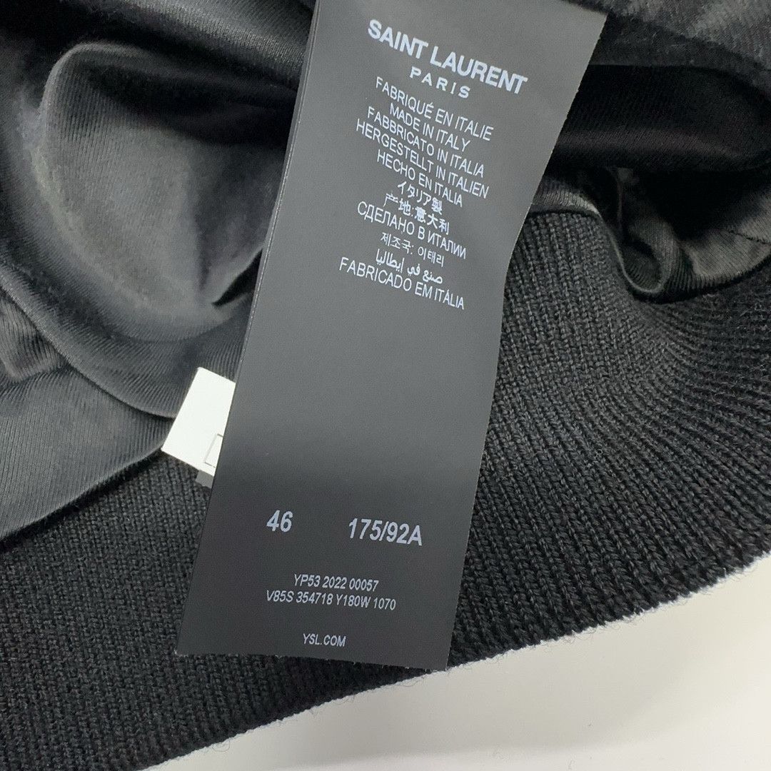Saint Laurent Paris Saint Laurent Striped Varsity Jacket Size S Size US S / EU 44-46 / 1 - 3 Thumbnail