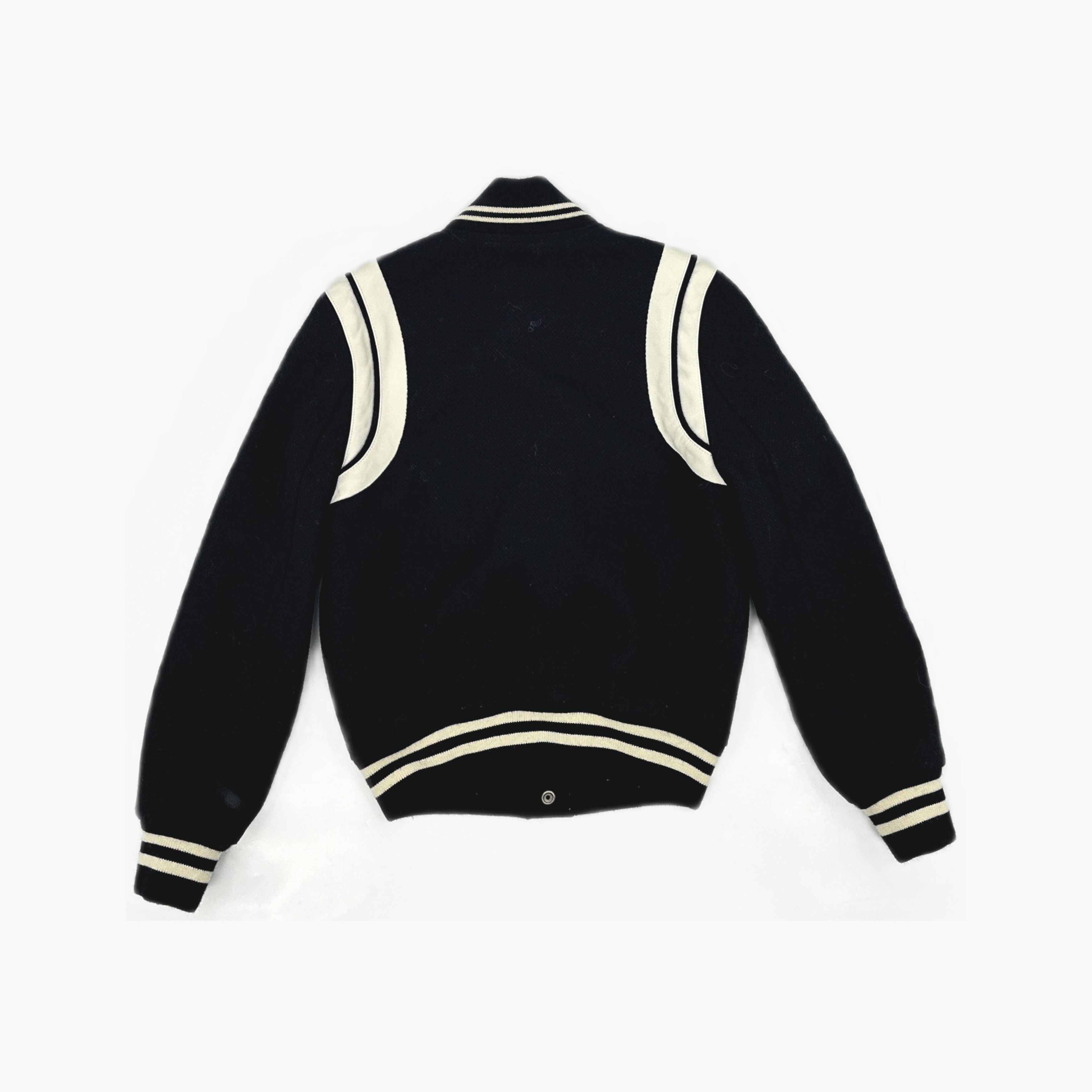Saint Laurent Paris Saint Laurent Teddy Wool Varsity Jacket Size 36 Size XS / US 0-2 / IT 36-38 - 2 Thumbnail
