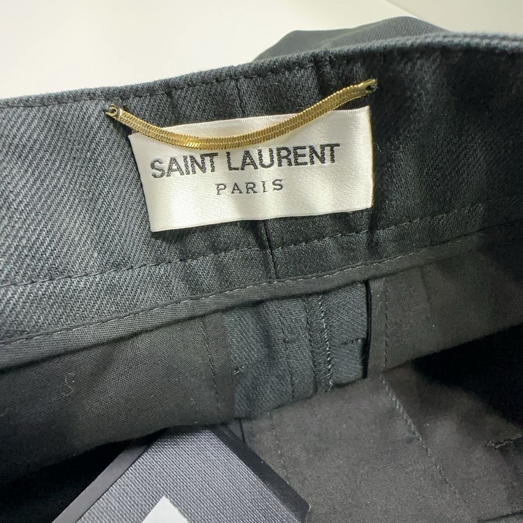 Saint Laurent Paris Saint Laurent Cotton Trousers Size 38 Size 27" / US 4 / IT 40 - 3 Thumbnail