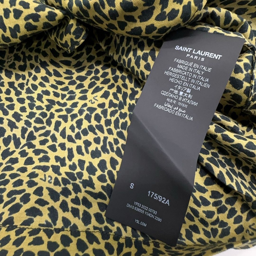 Saint Laurent Paris Saint Laurent Leopard Print Button Up Shirt Size S Size US S / EU 44-46 / 1 - 3 Thumbnail