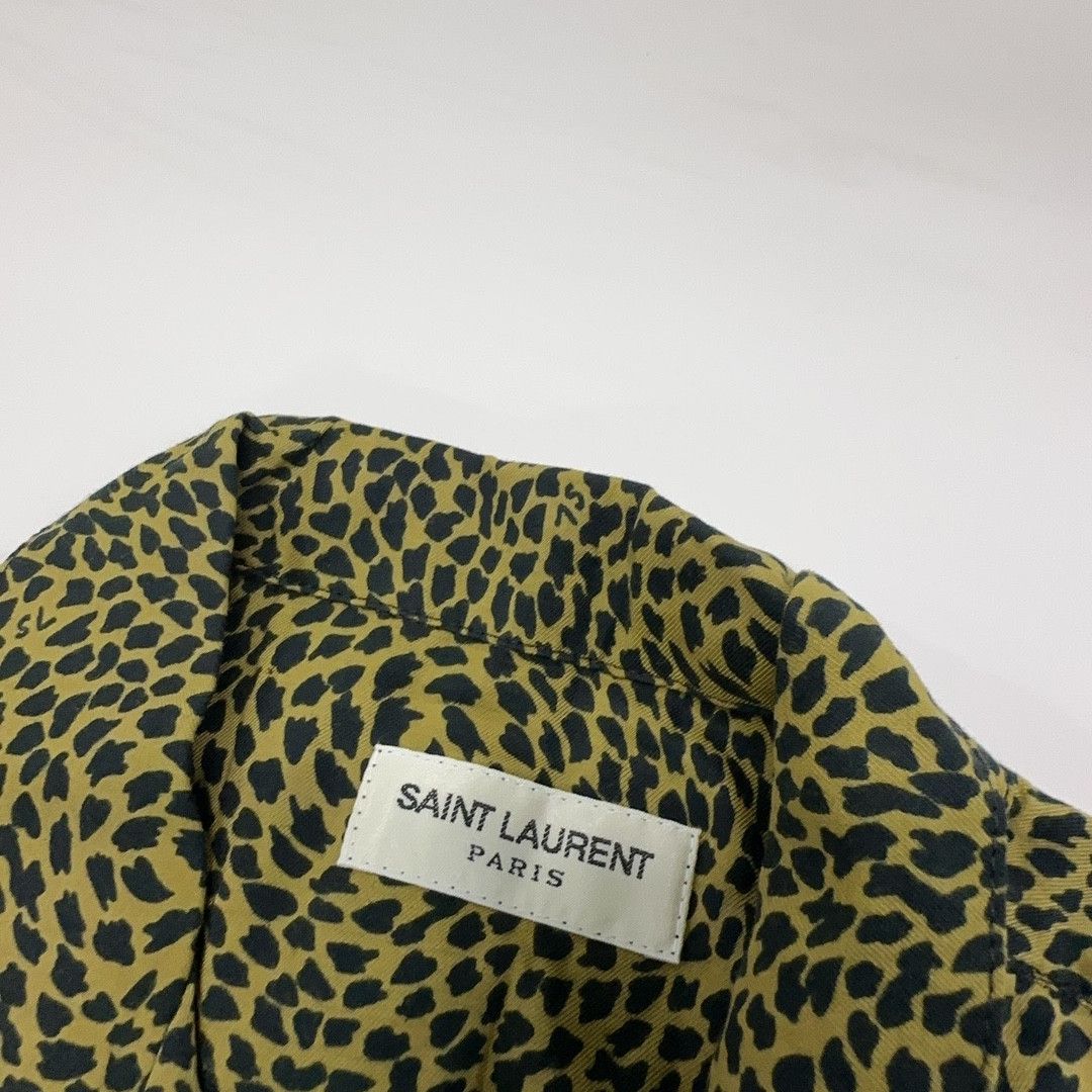 Saint Laurent Paris Saint Laurent Leopard Print Button Up Shirt Size S Size US S / EU 44-46 / 1 - 4 Thumbnail
