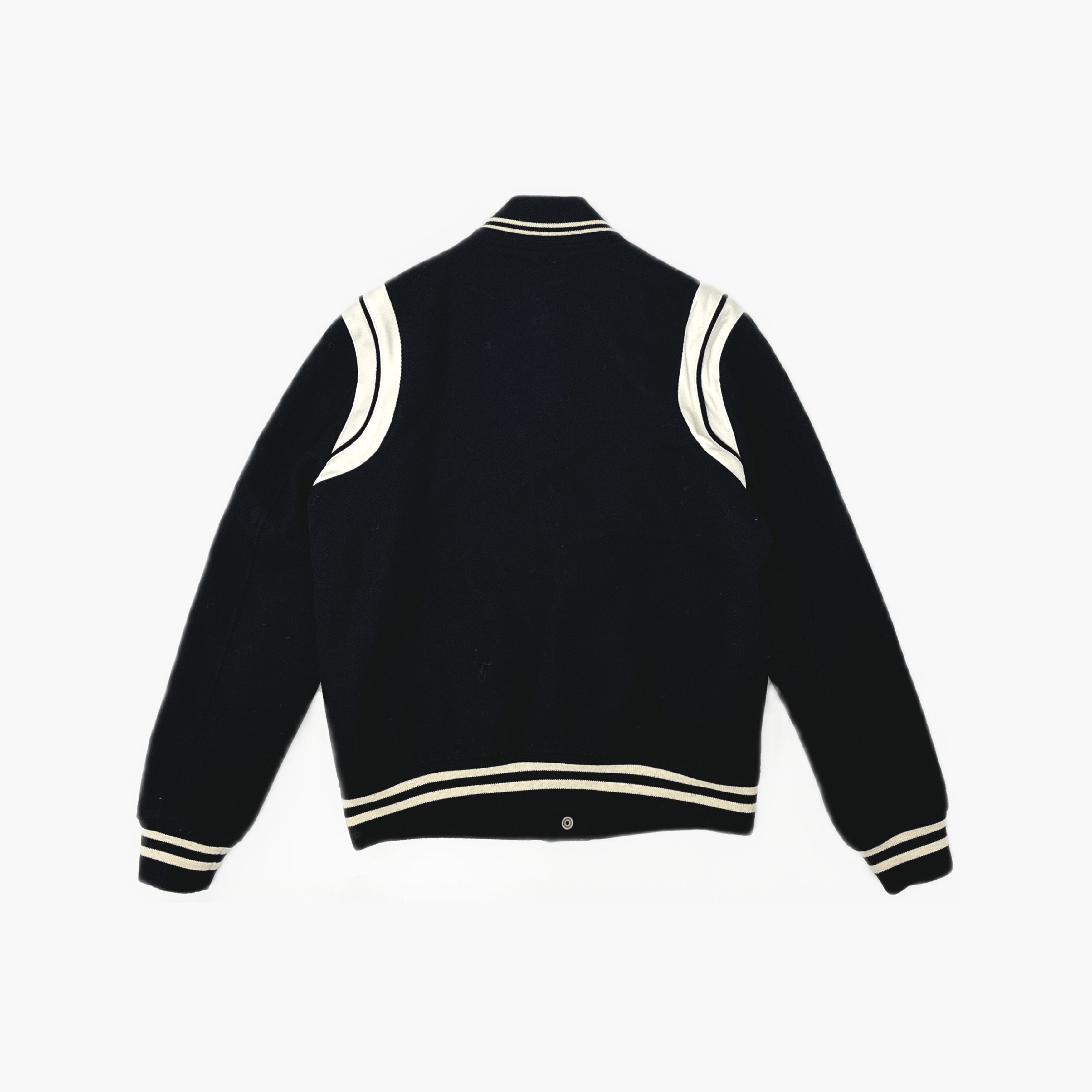 Saint Laurent Paris Saint Laurent Striped Varsity Jacket Size 52 Size US L / EU 52-54 / 3 - 2 Thumbnail