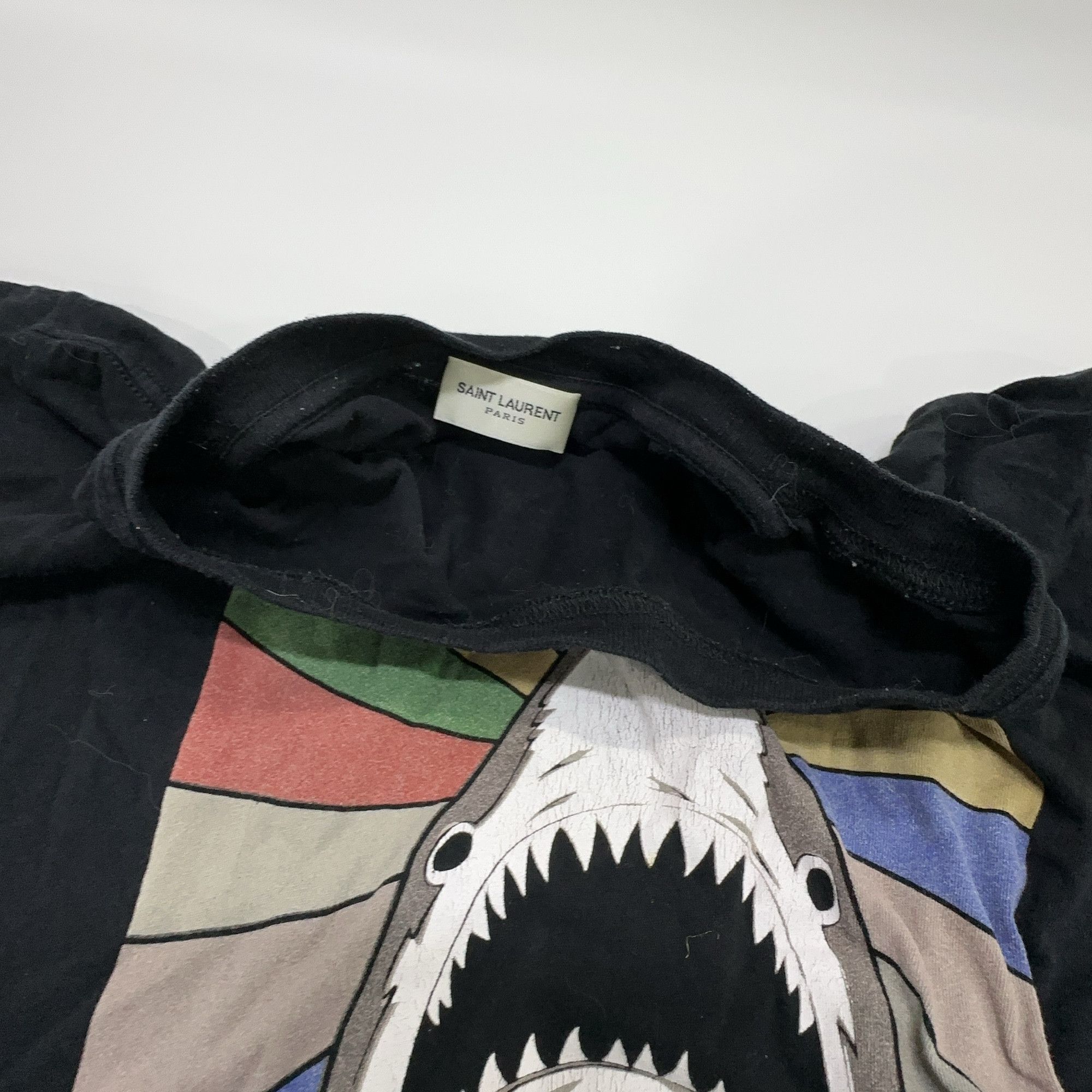 Saint Laurent Paris Saint Laurent Shark Sweet Dreams T-Shirt Size XL Size US XL / EU 56 / 4 - 6 Thumbnail