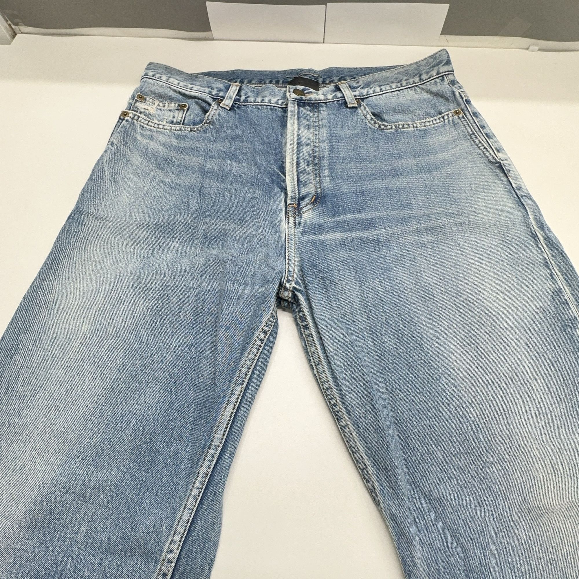 Saint Laurent Paris Saint Laurent Blue Denim Jeans Size 32 Size US 32 / EU 48 - 6 Thumbnail