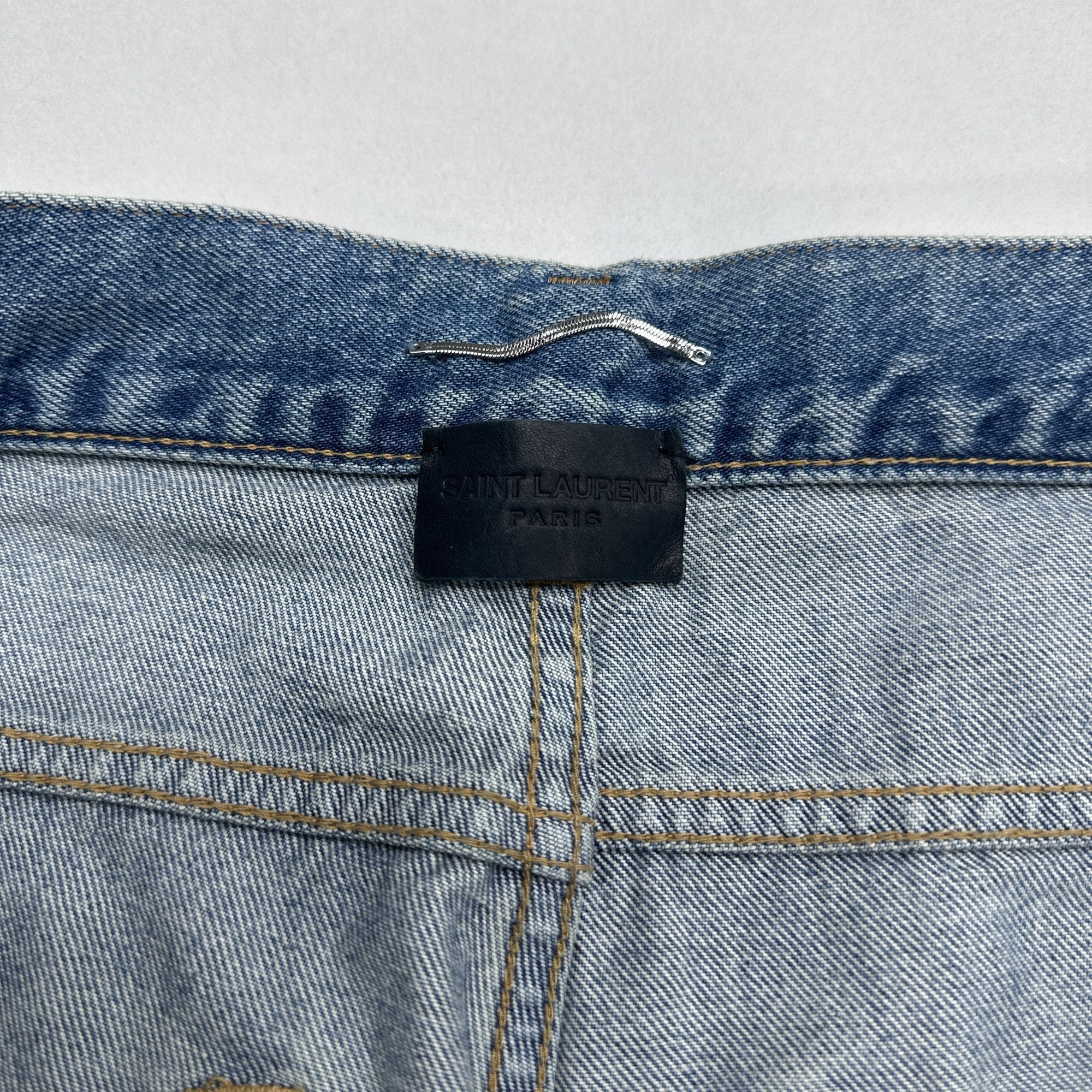 Saint Laurent Paris Saint Laurent Blue Denim Jeans Size 32 Size US 32 / EU 48 - 3 Thumbnail