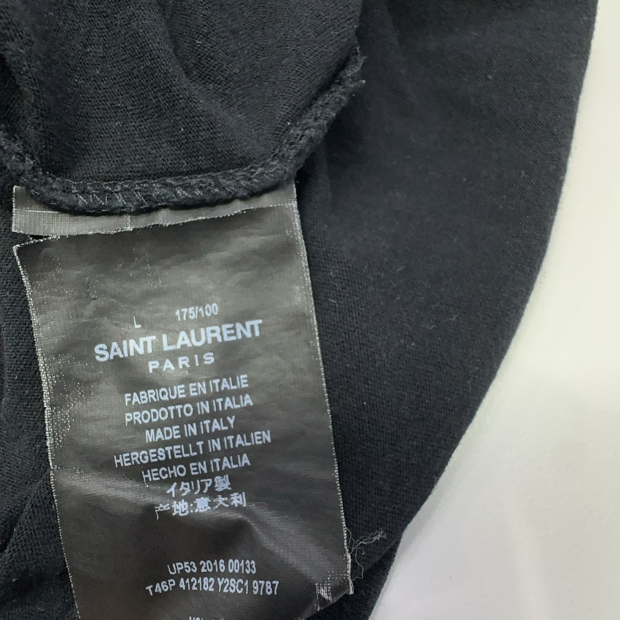 Saint Laurent Paris Saint Laurent Star Print T-Shirt Size L Size US L / EU 52-54 / 3 - 5 Thumbnail
