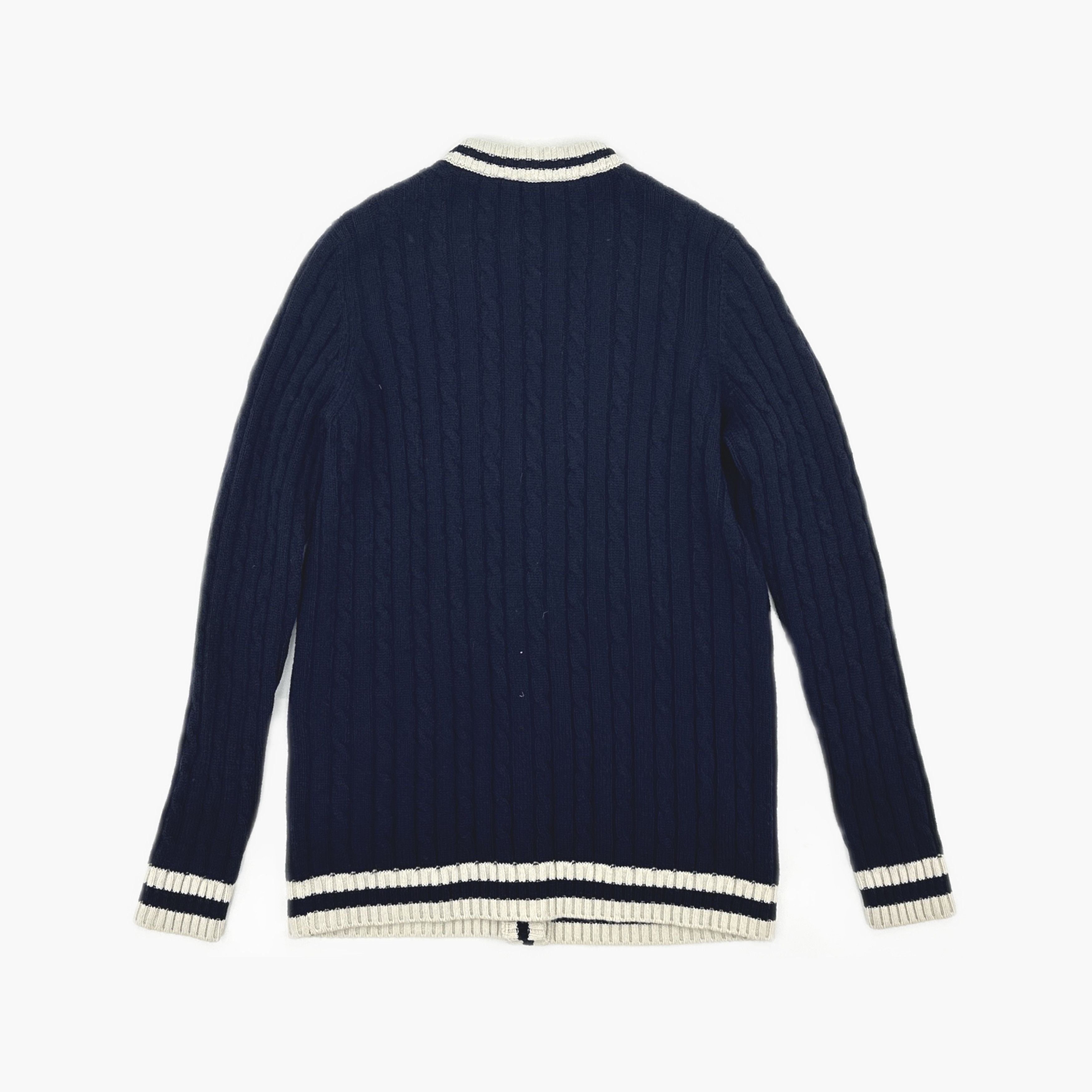 Saint Laurent Paris Saint Laurent Striped Cardigan Size L Size L / US 10 / IT 46 - 2 Thumbnail