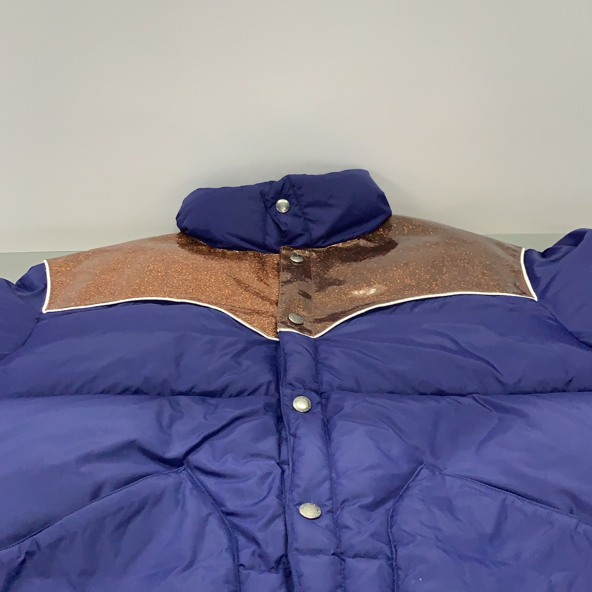 Supreme Supreme Glitter Yoke Down Puffer Jacket Size L Size US L / EU 52-54 / 3 - 8 Thumbnail
