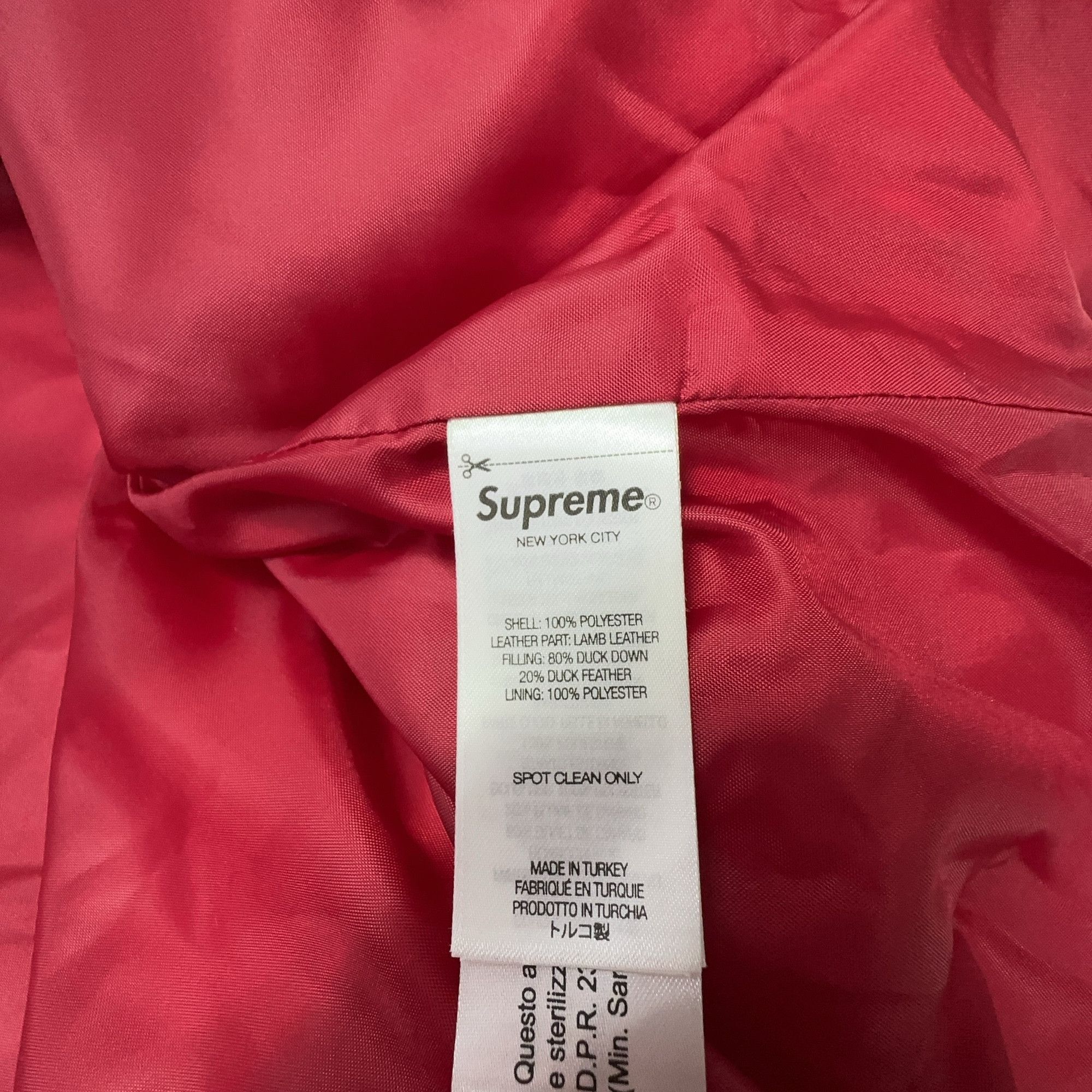 Supreme Supreme Star Sleeve Puffer Jacket Size S Size US S / EU 44-46 / 1 - 2 Thumbnail