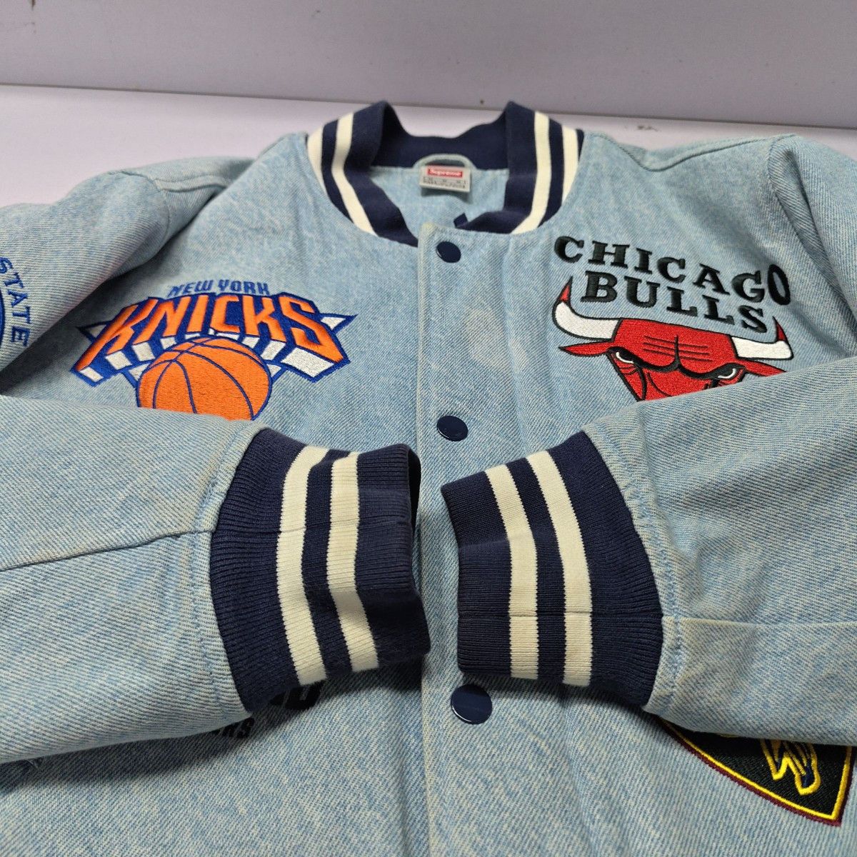 Supreme Supreme x Nike x NBA Denim Jacket Size M Size US M / EU 48-50 / 2 - 13 Thumbnail