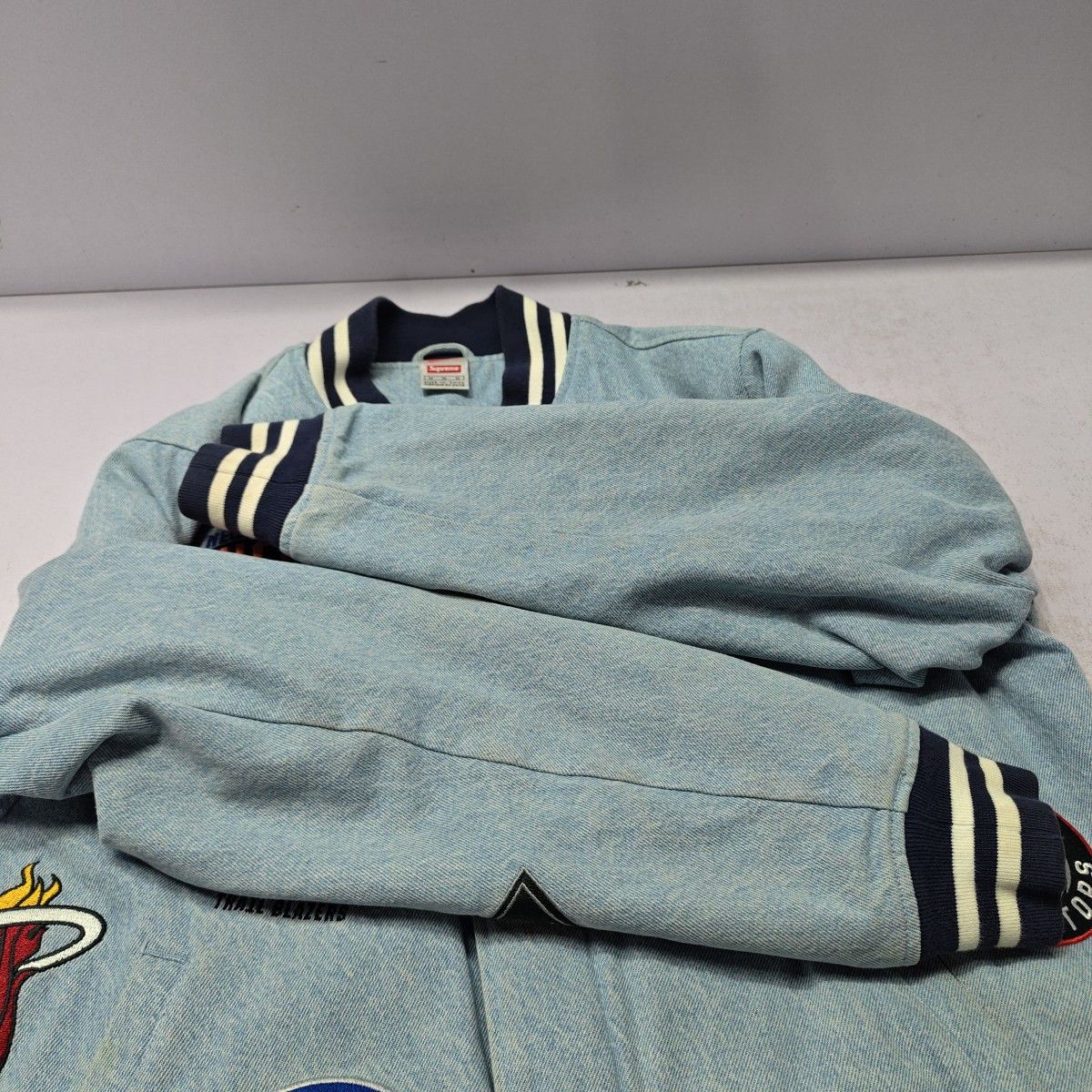 Supreme Supreme x Nike x NBA Denim Jacket Size M Size US M / EU 48-50 / 2 - 12 Thumbnail