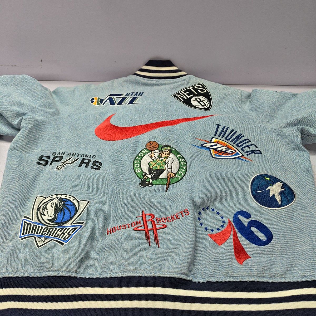 Supreme Supreme x Nike x NBA Denim Jacket Size M Size US M / EU 48-50 / 2 - 19 Thumbnail