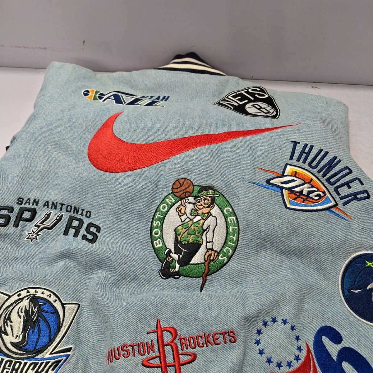 Supreme Supreme x Nike x NBA Denim Jacket Size M Size US M / EU 48-50 / 2 - 5 Thumbnail