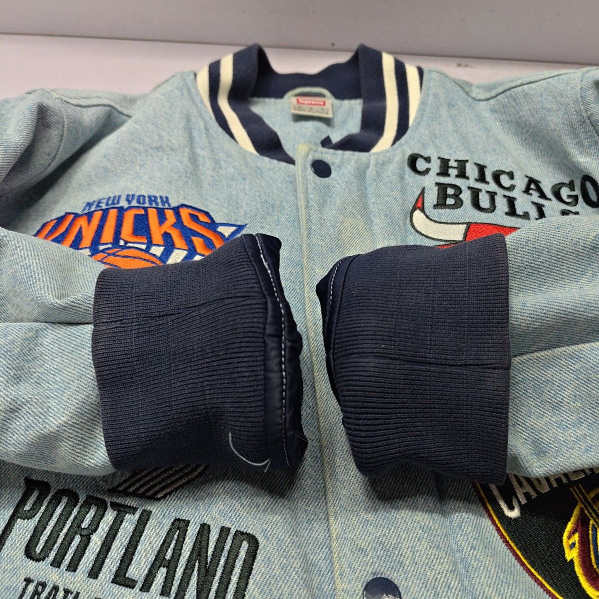 Supreme Supreme x Nike x NBA Denim Jacket Size M Size US M / EU 48-50 / 2 - 14 Thumbnail