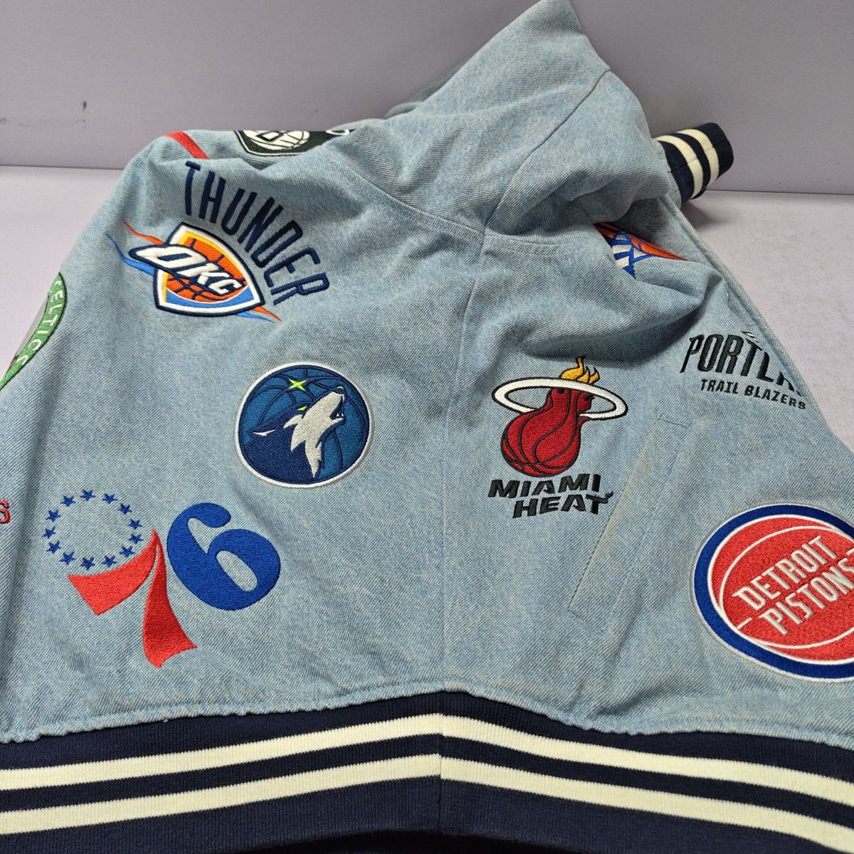 Supreme Supreme x Nike x NBA Denim Jacket Size M Size US M / EU 48-50 / 2 - 18 Thumbnail