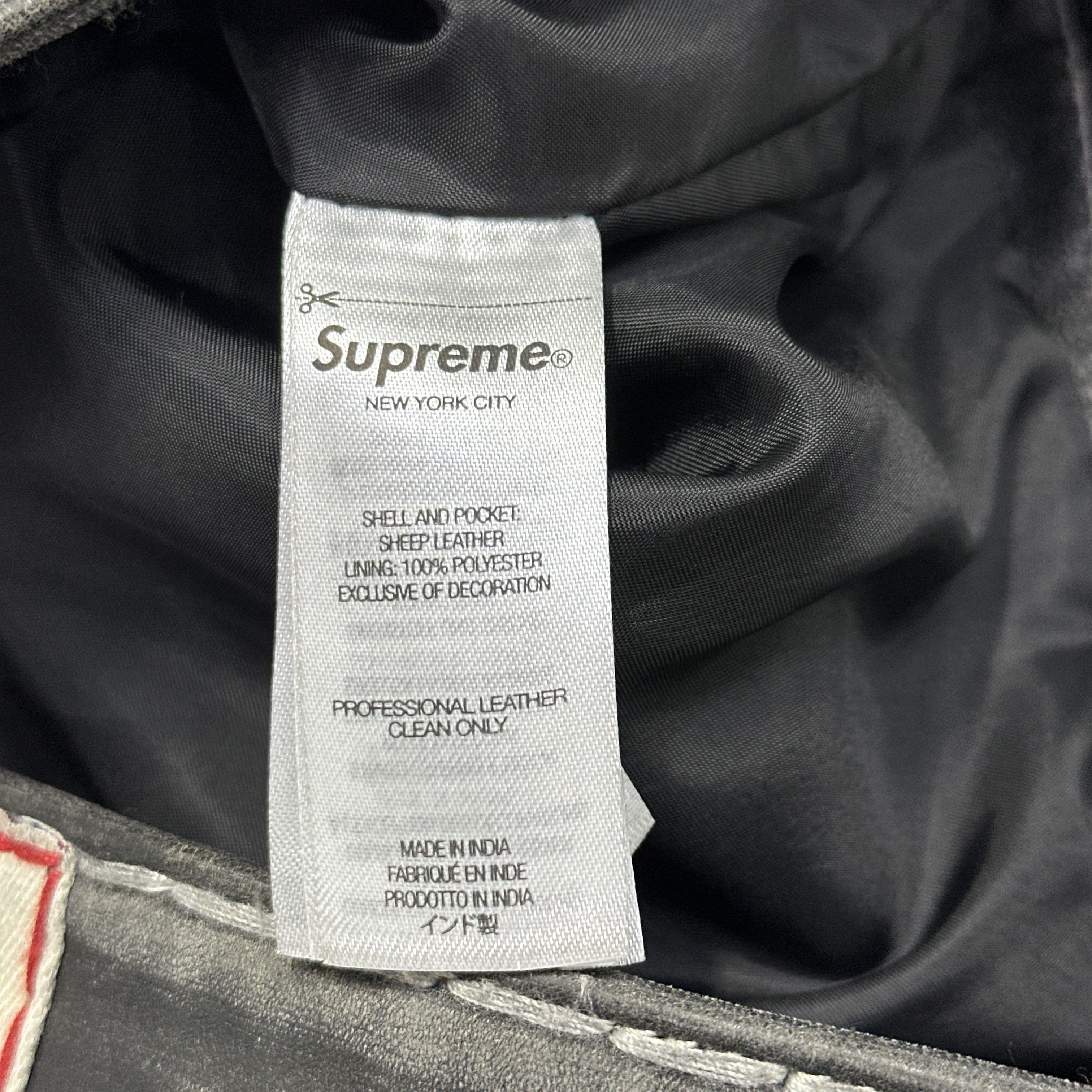 Supreme Supreme x True Religion Leather Trucker Jacket Size S Size US S / EU 44-46 / 1 - 3 Thumbnail