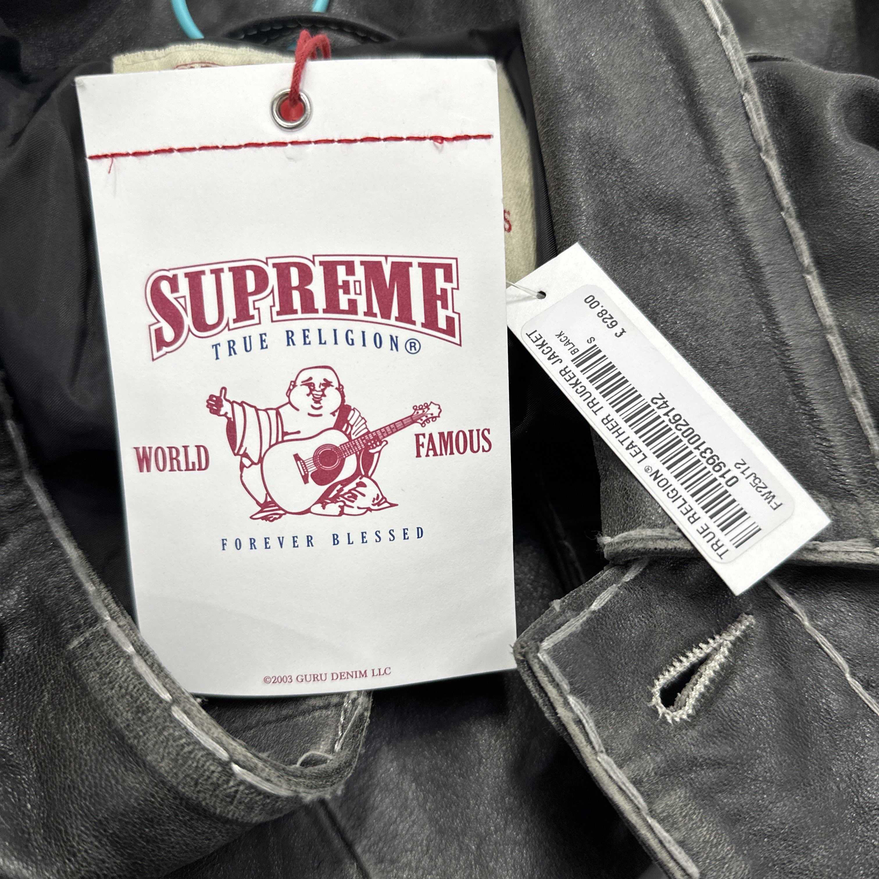 Supreme Supreme x True Religion Leather Trucker Jacket Size S Size US S / EU 44-46 / 1 - 4 Thumbnail