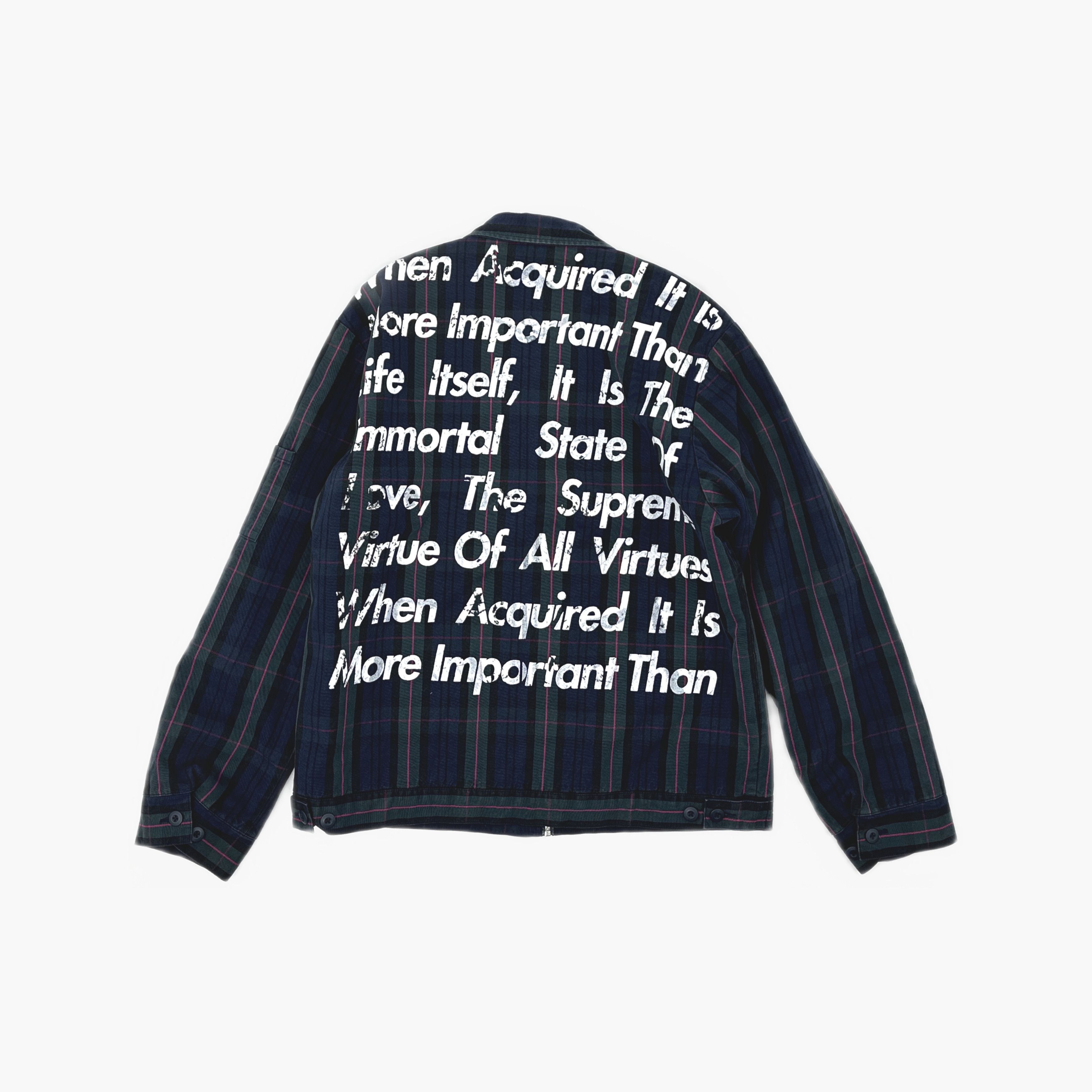 Supreme Supreme x Junya Watanabe Printed Work Jacket Size L Size US L / EU 52-54 / 3 - 2 Thumbnail
