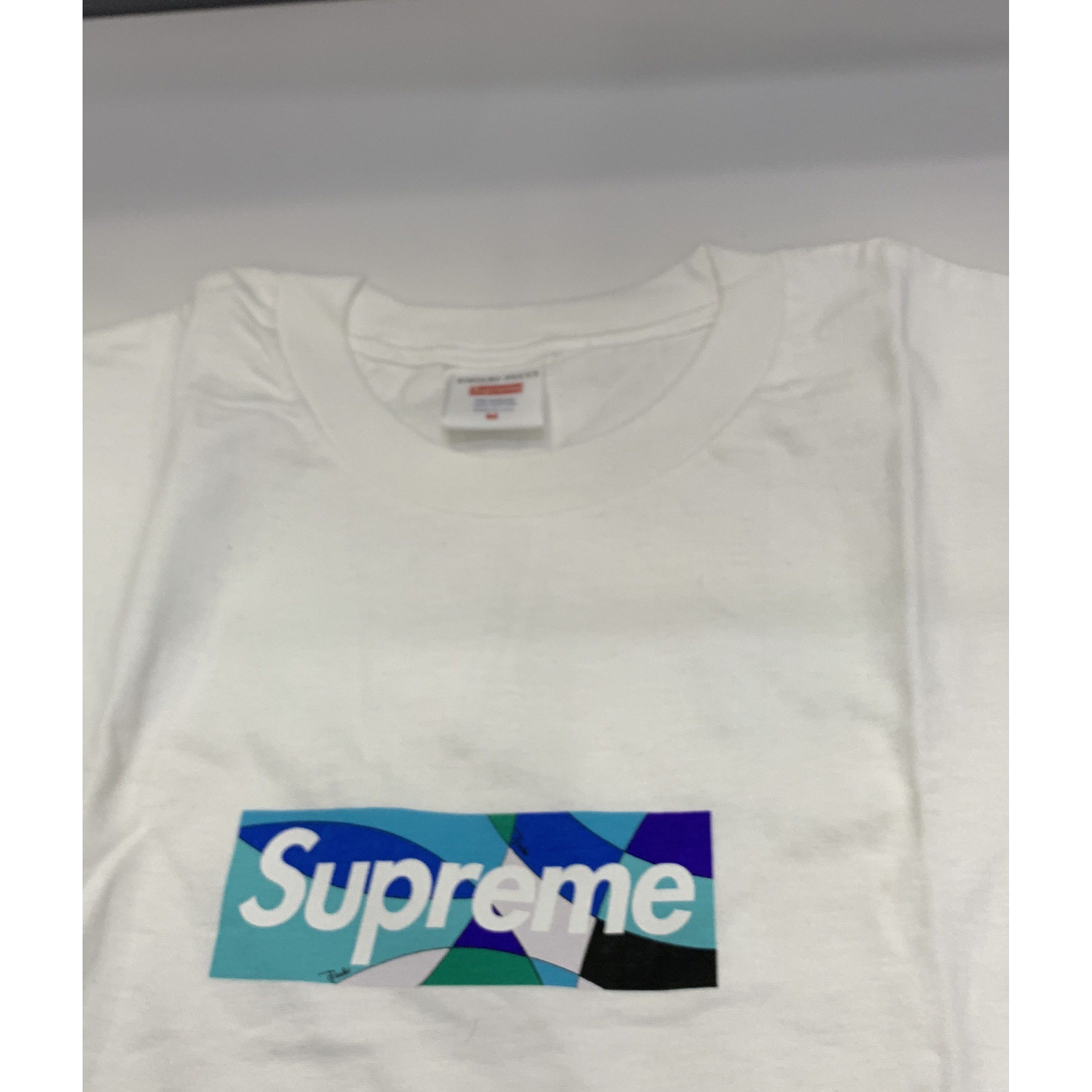 Supreme Supreme x Emilio Pucci Box Logo Tee Size M Size US M / EU 48-50 / 2 - 6 Thumbnail