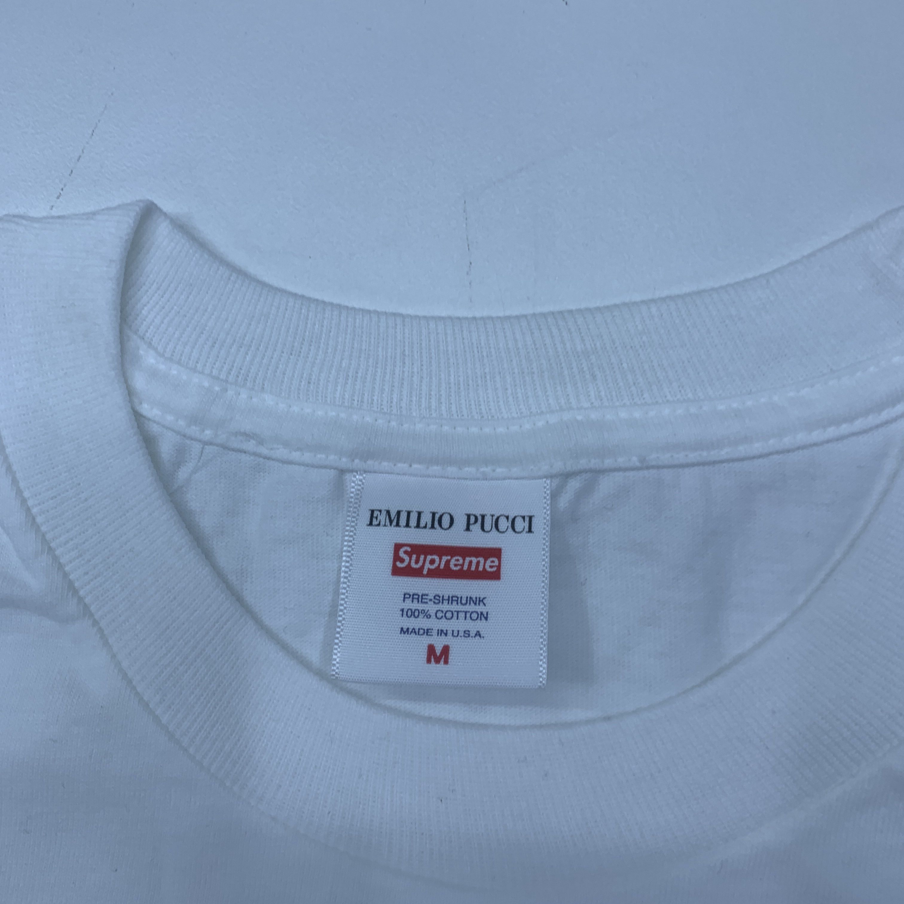 Supreme Supreme x Emilio Pucci Box Logo Tee Size M Size US M / EU 48-50 / 2 - 4 Thumbnail