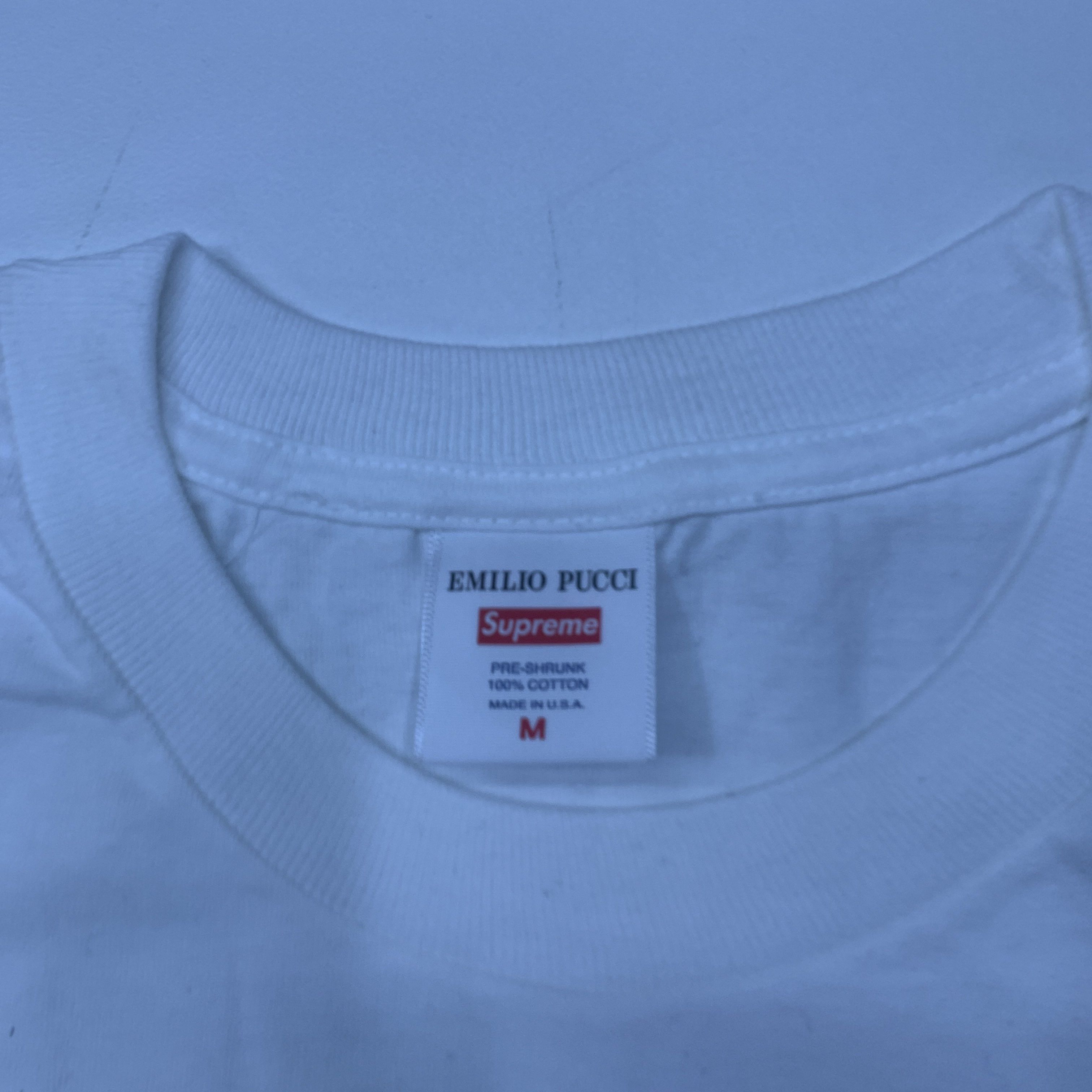Supreme Supreme x Emilio Pucci Box Logo Tee Size M Size US M / EU 48-50 / 2 - 3 Thumbnail