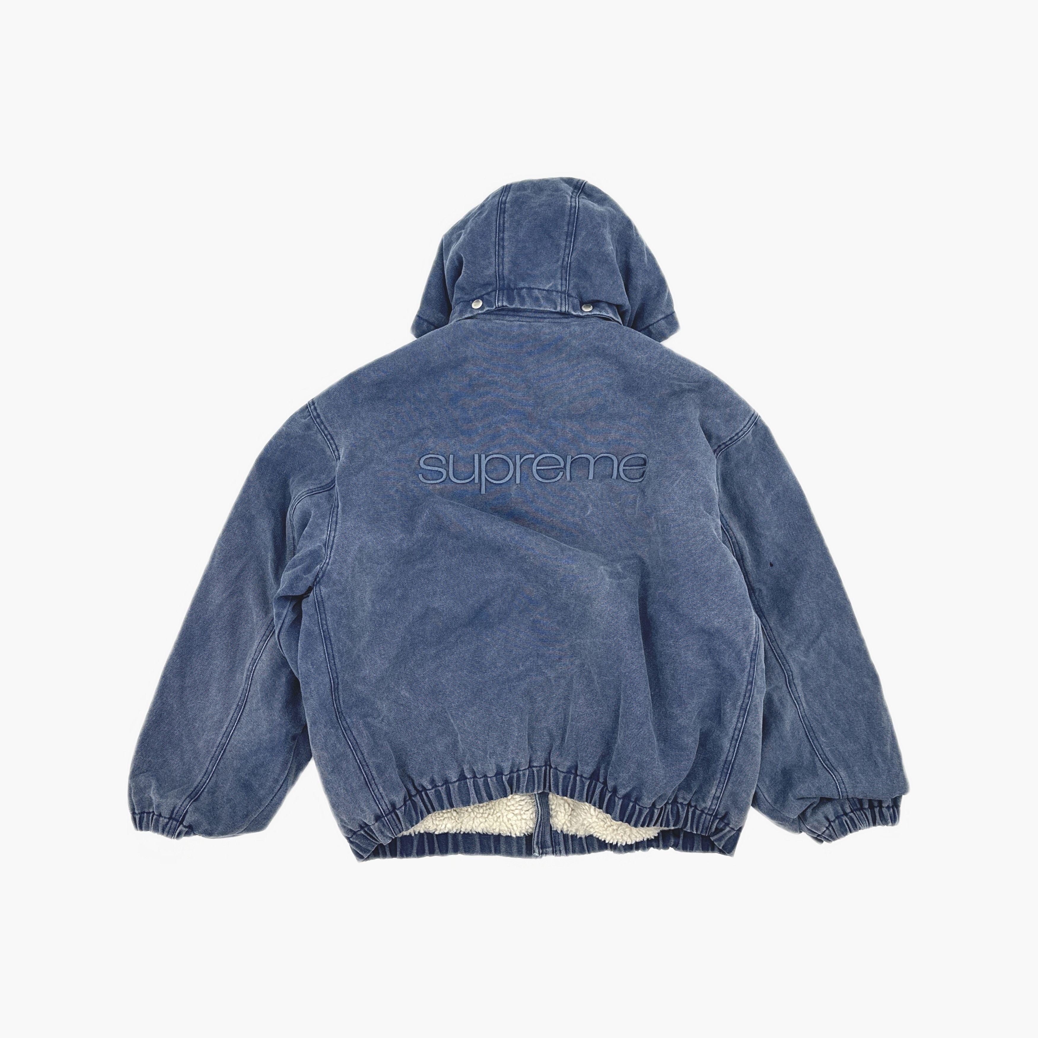 Supreme Supreme Faux Shearling Lined Bomber Jacket Size L Size US L / EU 52-54 / 3 - 2 Thumbnail