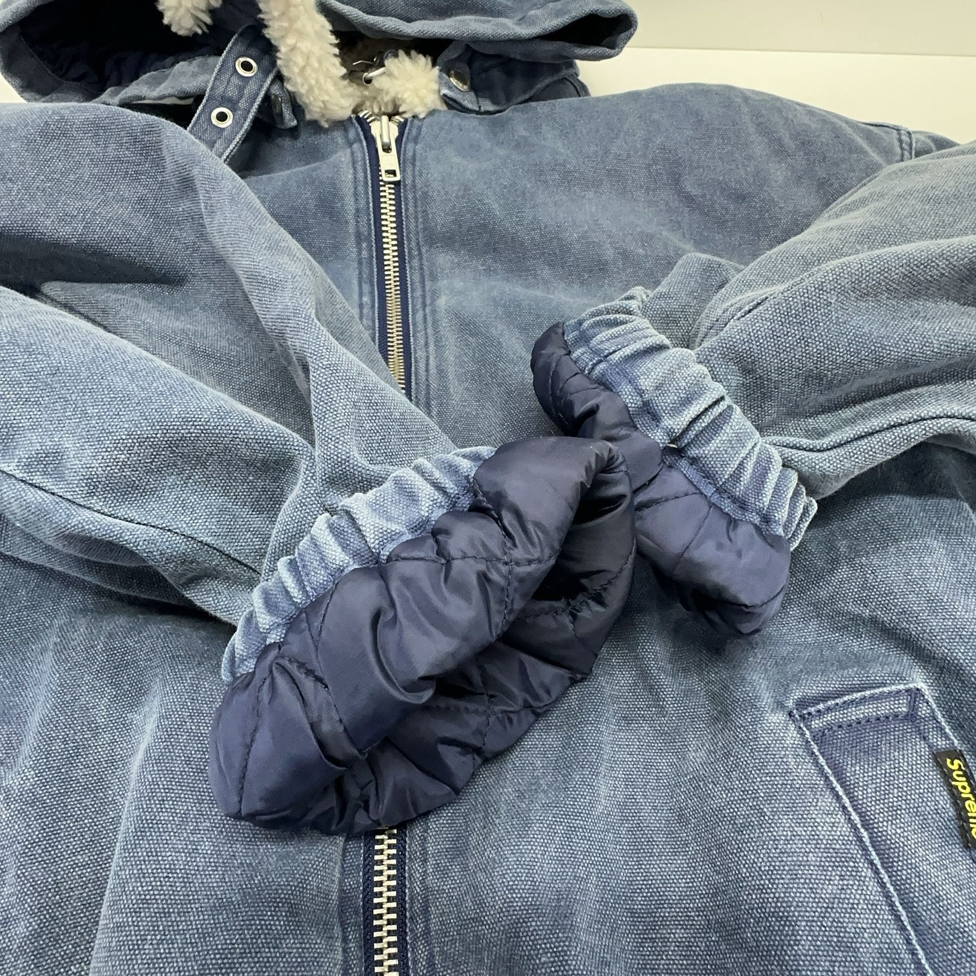 Supreme Supreme Faux Shearling Lined Bomber Jacket Size L Size US L / EU 52-54 / 3 - 5 Thumbnail