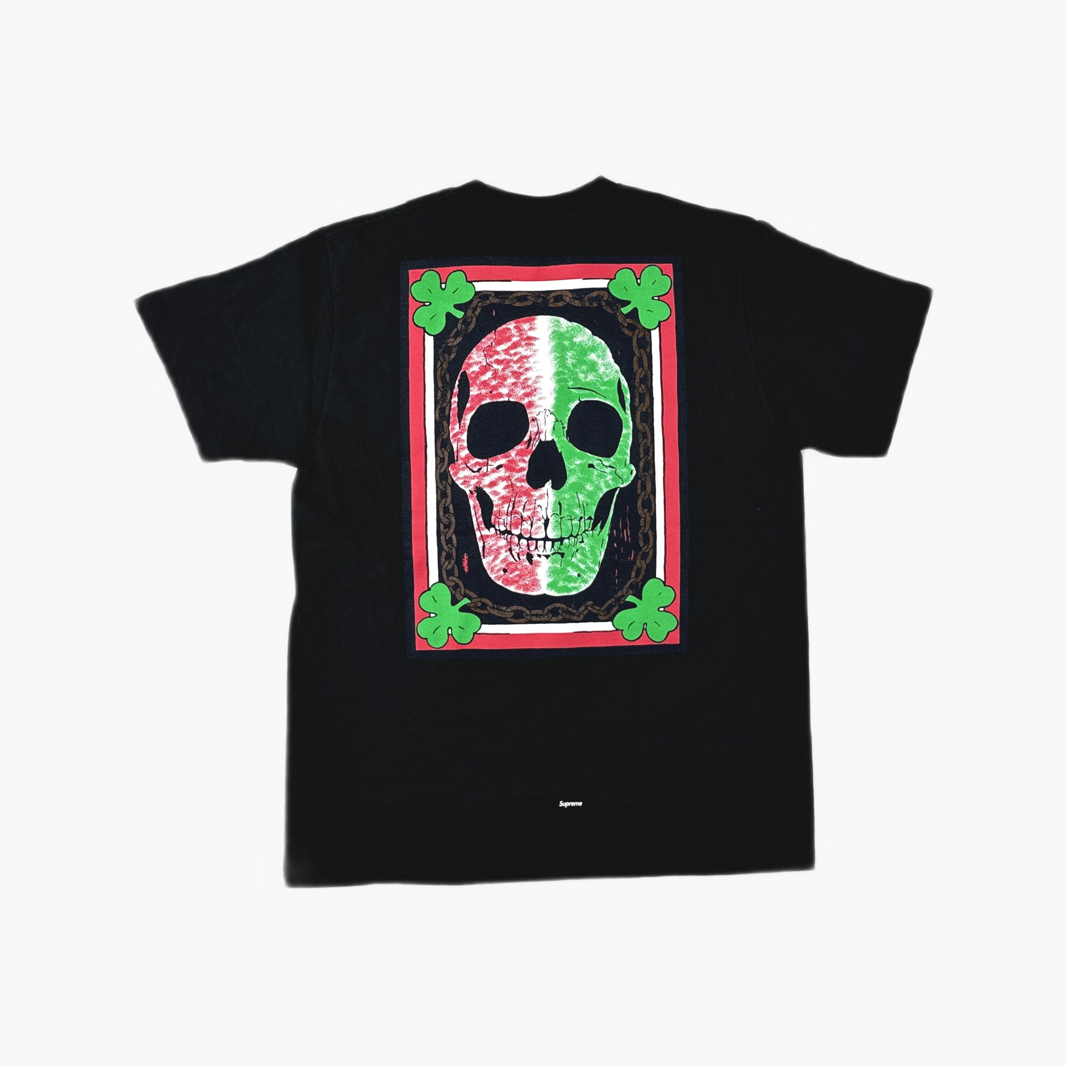 Supreme Supreme Skull Clover Graphic T-Shirt Size M Size US M / EU 48-50 / 2 - 2 Thumbnail