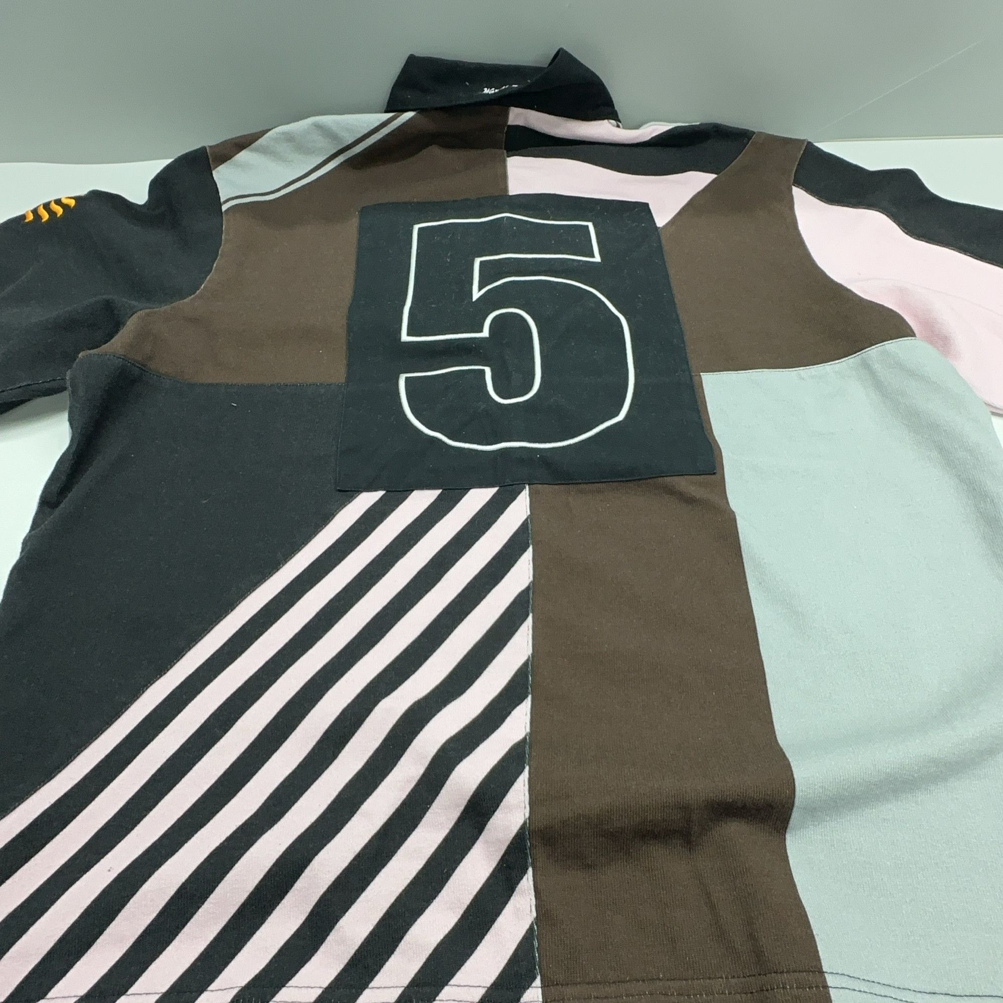 Supreme Supreme Patchwork Rose Rugby Polo Size M Size US M / EU 48-50 / 2 - 11 Thumbnail