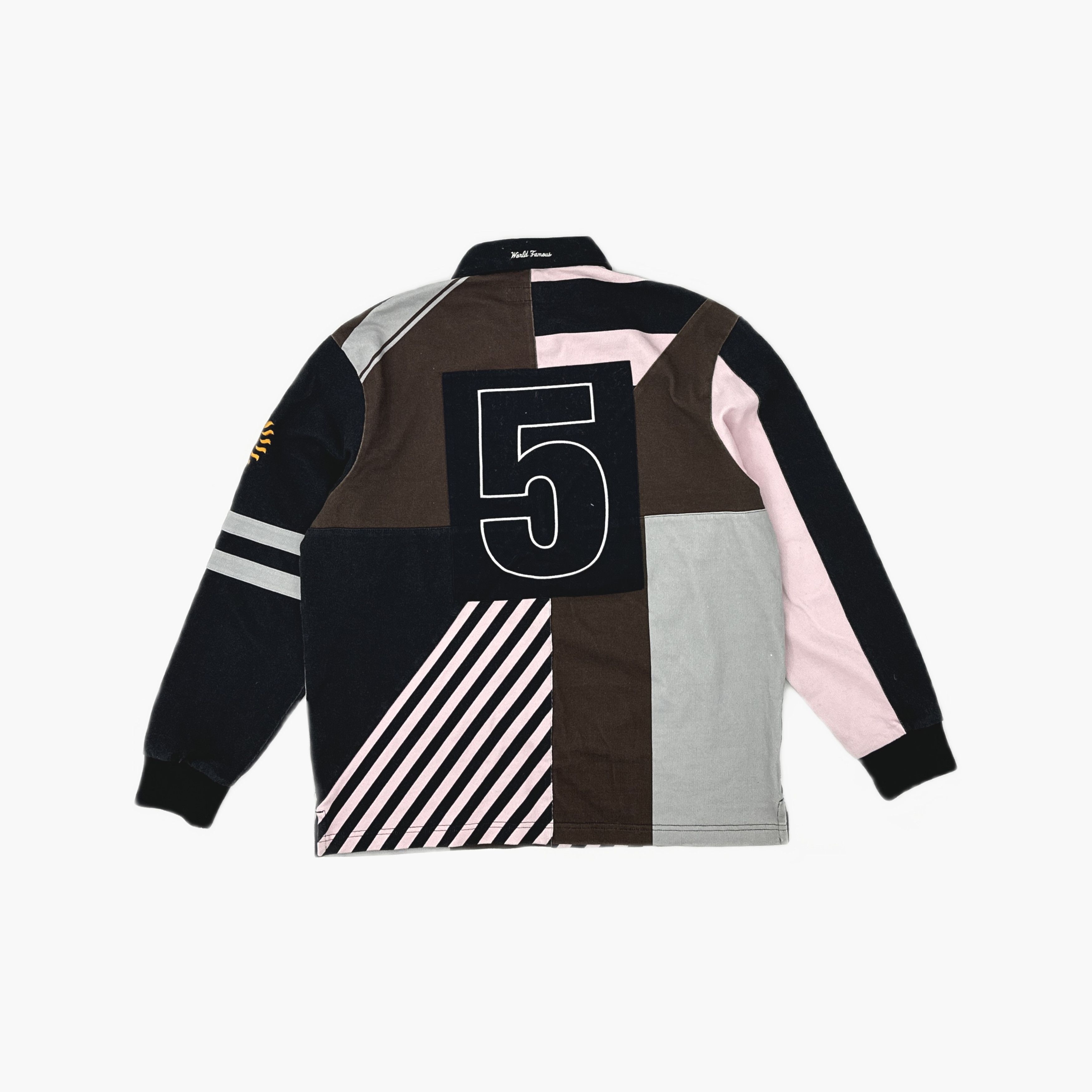 Supreme Supreme Patchwork Rose Rugby Polo Size M Size US M / EU 48-50 / 2 - 2 Thumbnail
