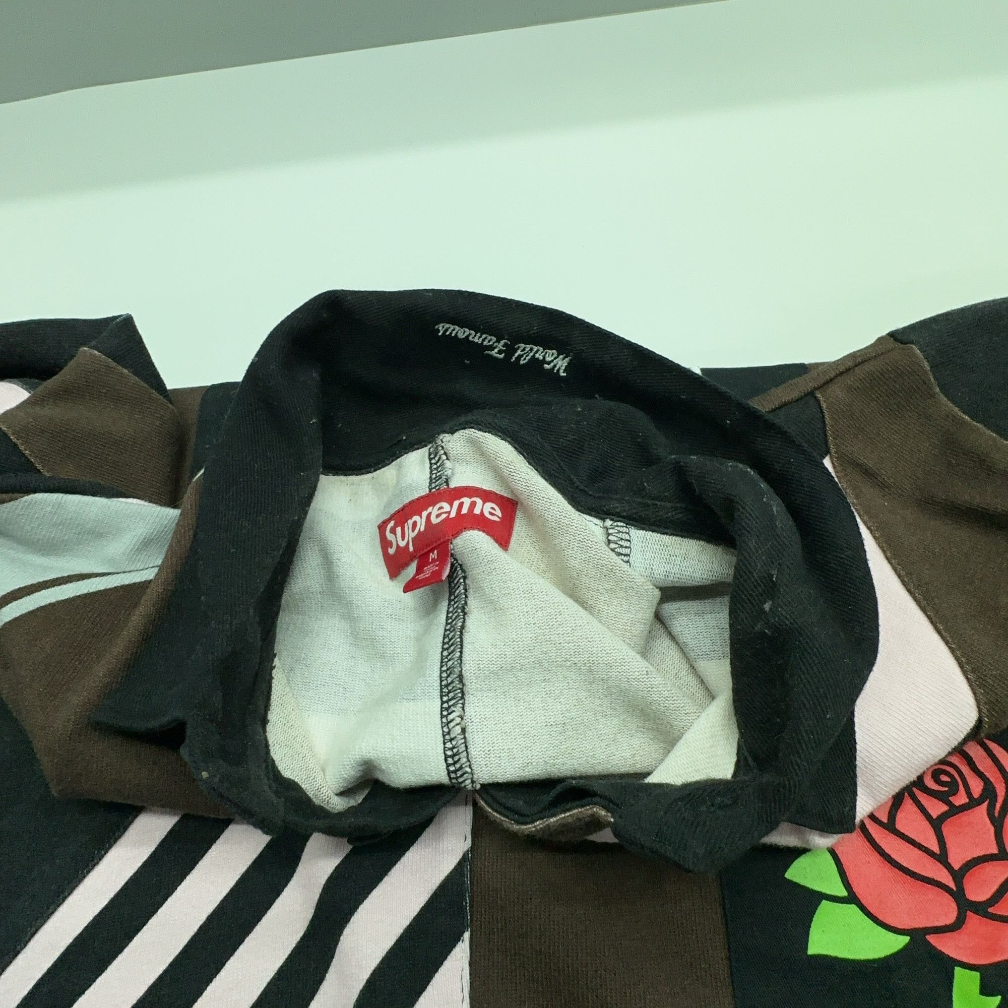 Supreme Supreme Patchwork Rose Rugby Polo Size M Size US M / EU 48-50 / 2 - 5 Thumbnail