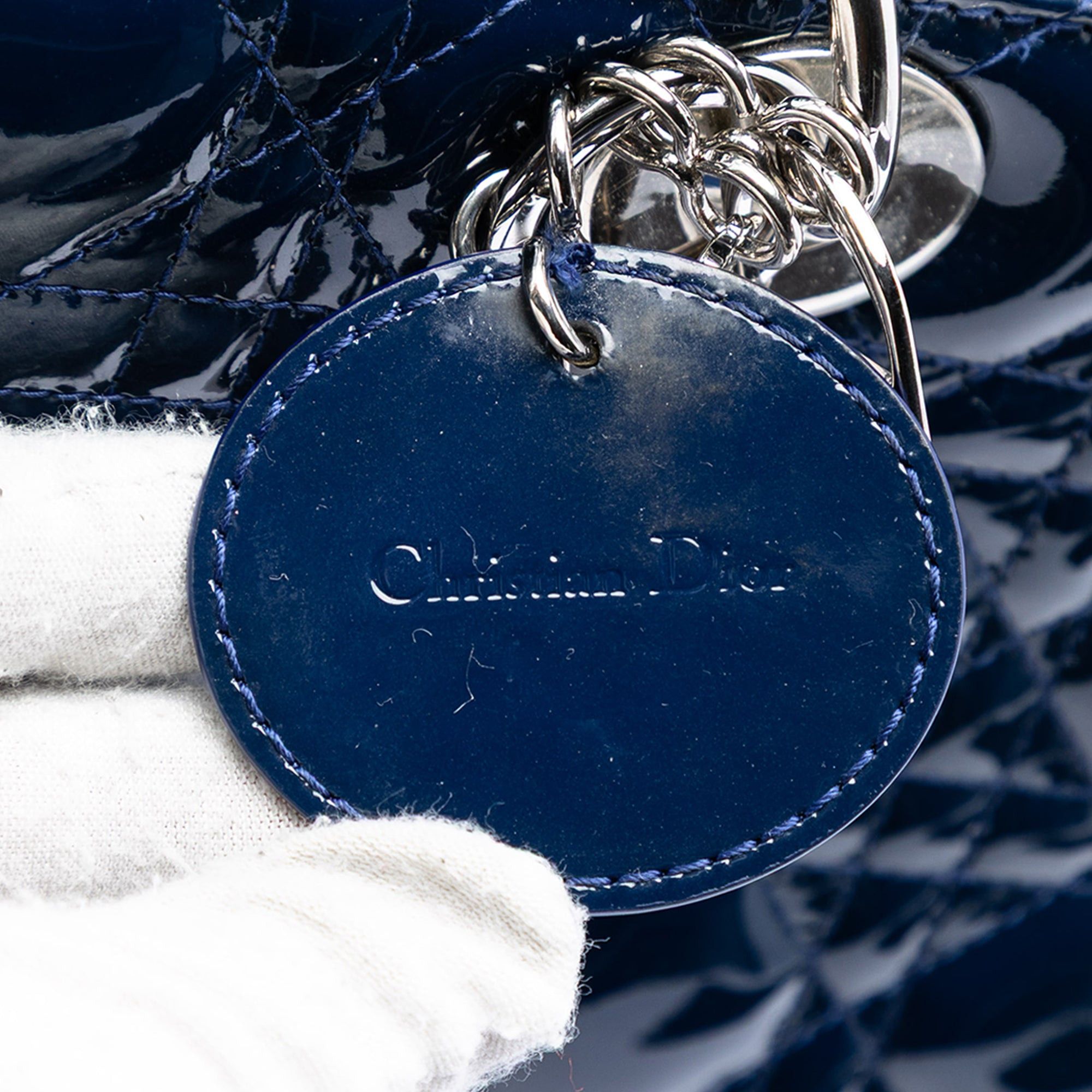 Dior Large Patent Cannage Lady Dior Size ONE SIZE - 5 Thumbnail