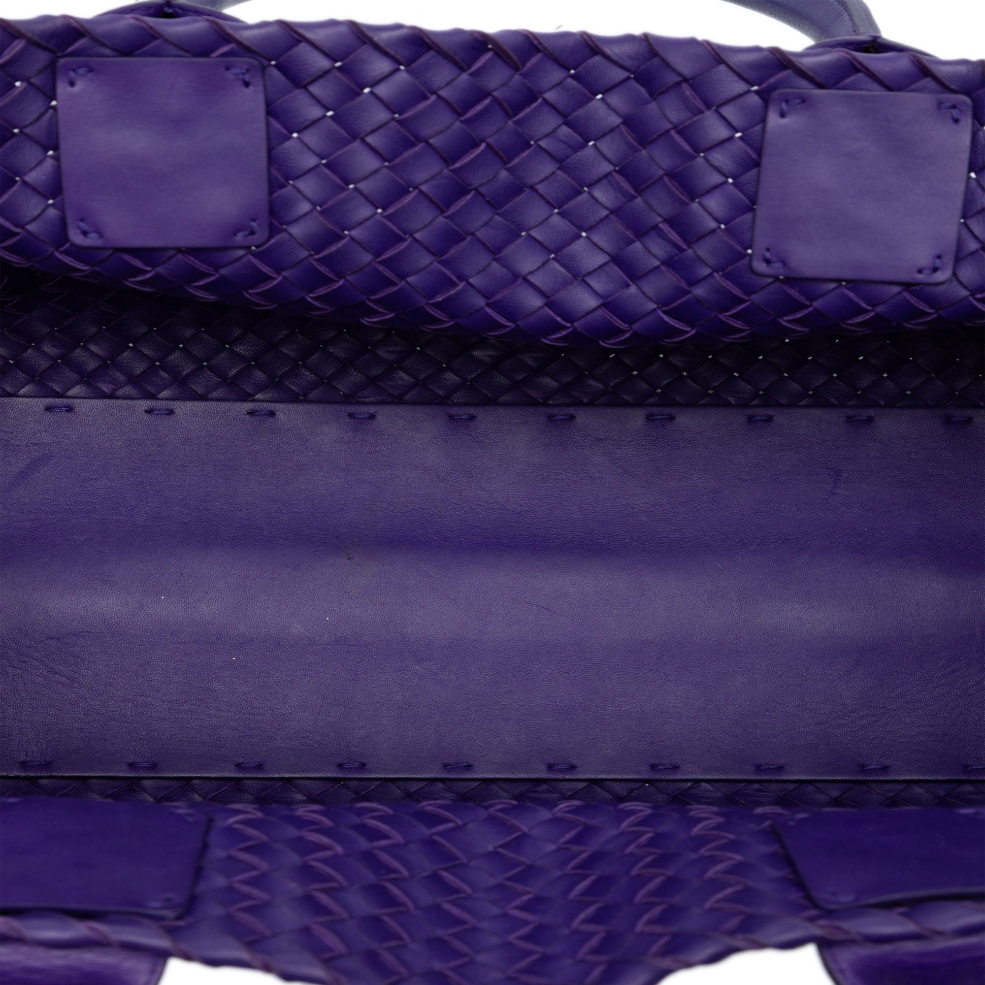 Bottega Veneta Medium Lambskin Intreccio Cabat Tote Size ONE SIZE - 4 Thumbnail