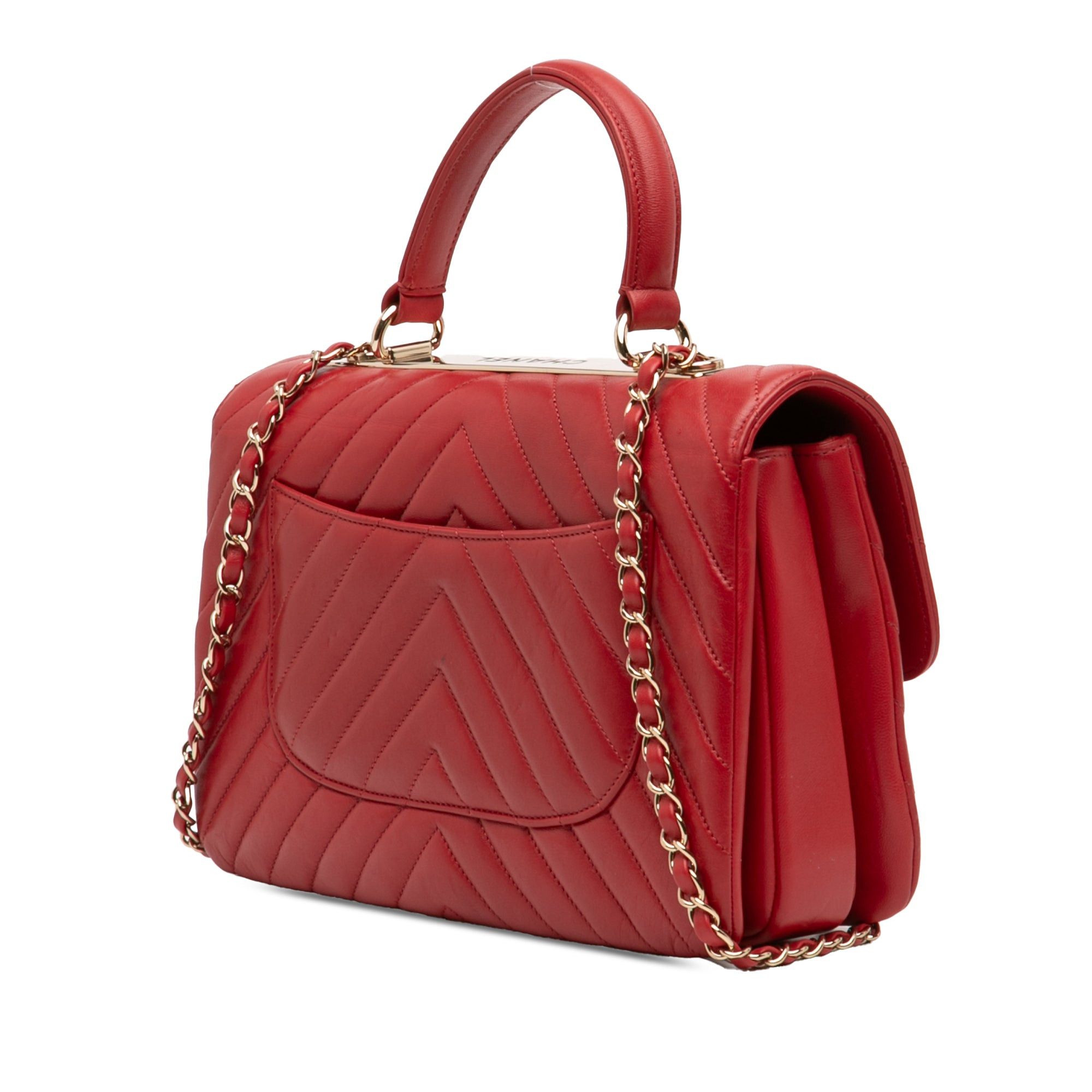 Chanel Medium Chevron Lambskin Trendy CC Flap Size ONE SIZE - 2 Thumbnail