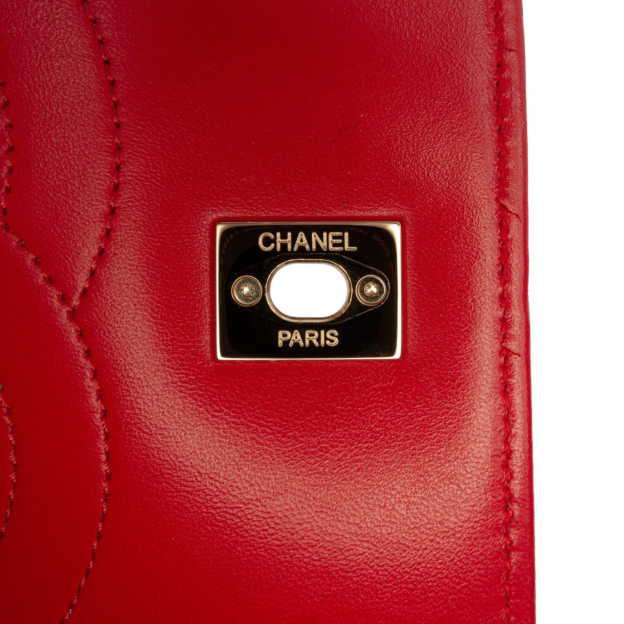 Chanel Medium Chevron Lambskin Trendy CC Flap Size ONE SIZE - 6 Thumbnail