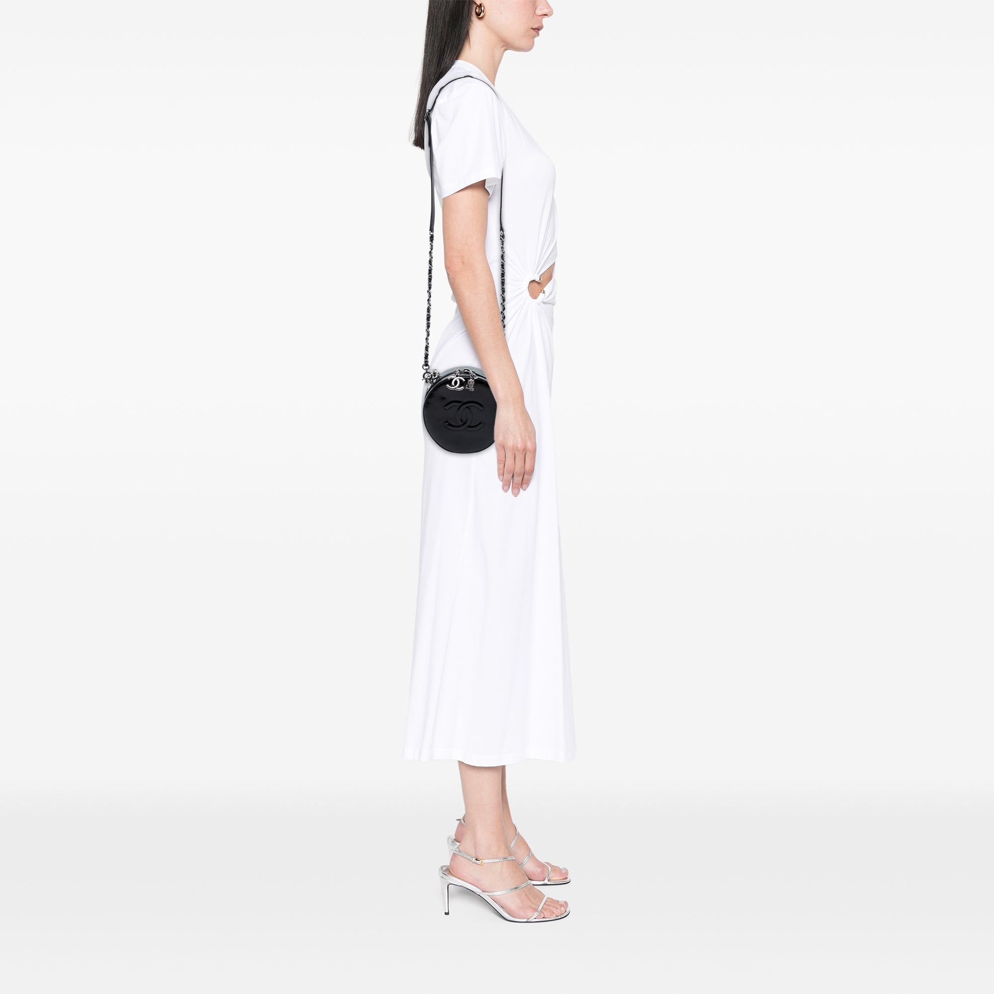 Chanel CC Patent Round as Earth Bag Size ONE SIZE - 7 Thumbnail